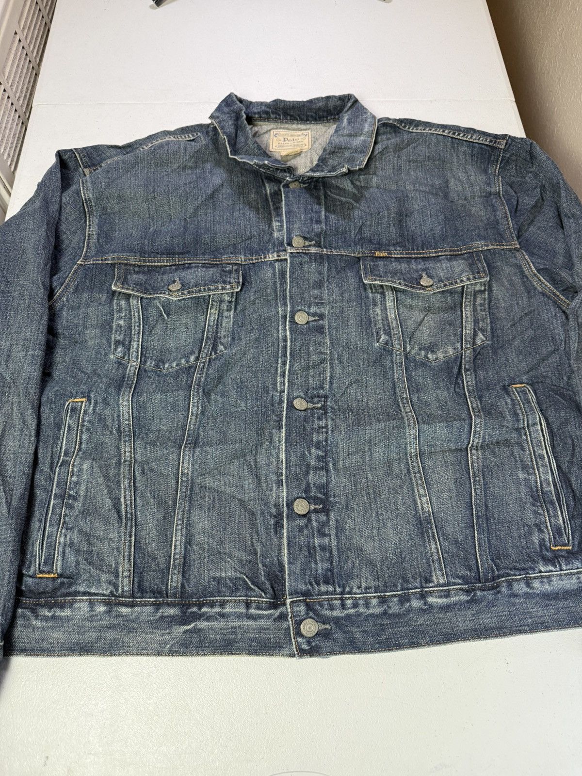 Polo Ralph Lauren 4xb New Polo Ralph Lauren Blue Core Replen Long Sleeve Size US XXL / EU 58 / 5 - 2 Thumbnail