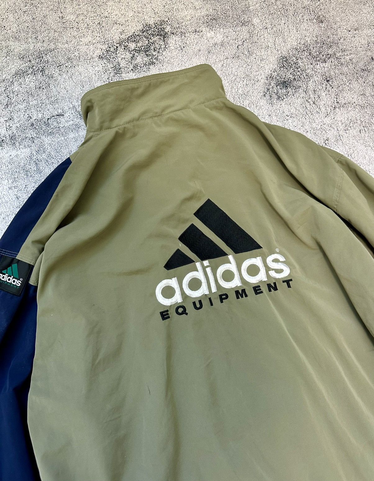 Adidas Vintage Adidas Equipment Double-Sided Jacket Big Logo E Size US L / EU 52-54 / 3 - 10 Thumbnail