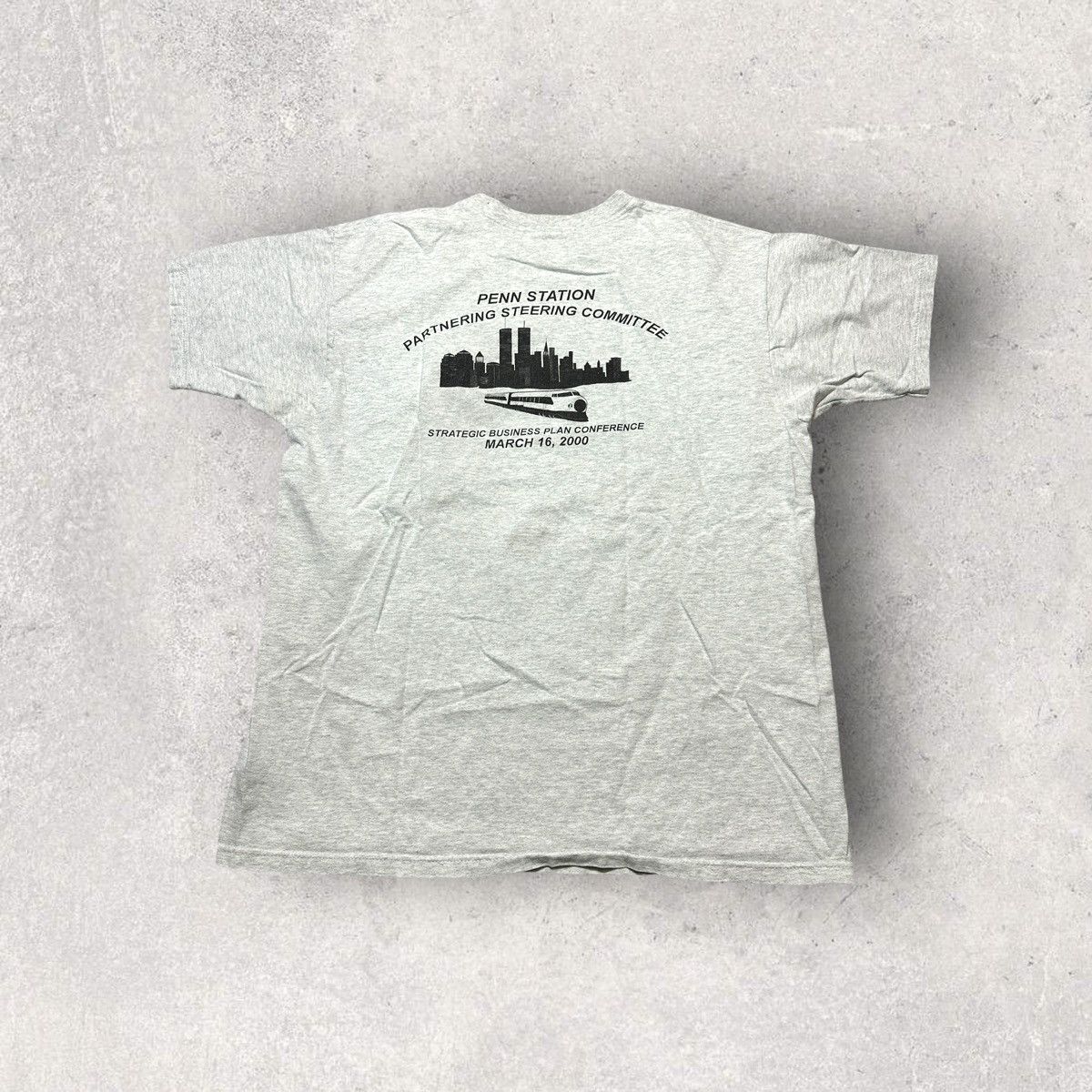 Fruit Of The Loom × Vintage Vintage Penn Station tee Size US XL / EU 56 / 4 - 1 Thumbnail