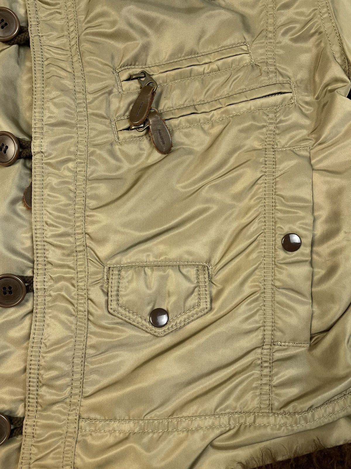CABANE de ZUCCa AW05 Alpaca Fur Lined Rider Jacket Size US S / EU 44-46 / 1 - 6 Thumbnail