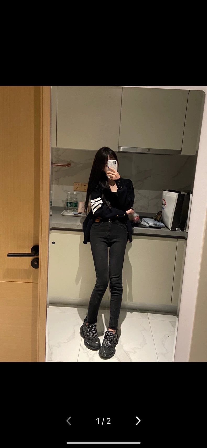 Balenciaga Balenciaga Track Sneakers in Black Color-2505 Size US 7.5 / IT 37.5 - 7 Thumbnail