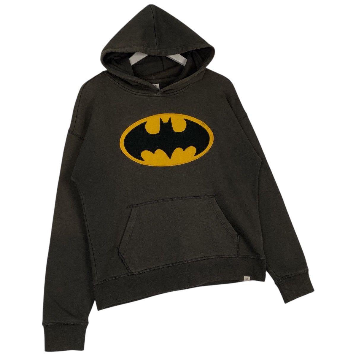 Gap × Vintage Vintage GAP Batman Kids Hoodie Big Logo Embroidered Brown Size US XXL / EU 58 / 5 - 3 Thumbnail