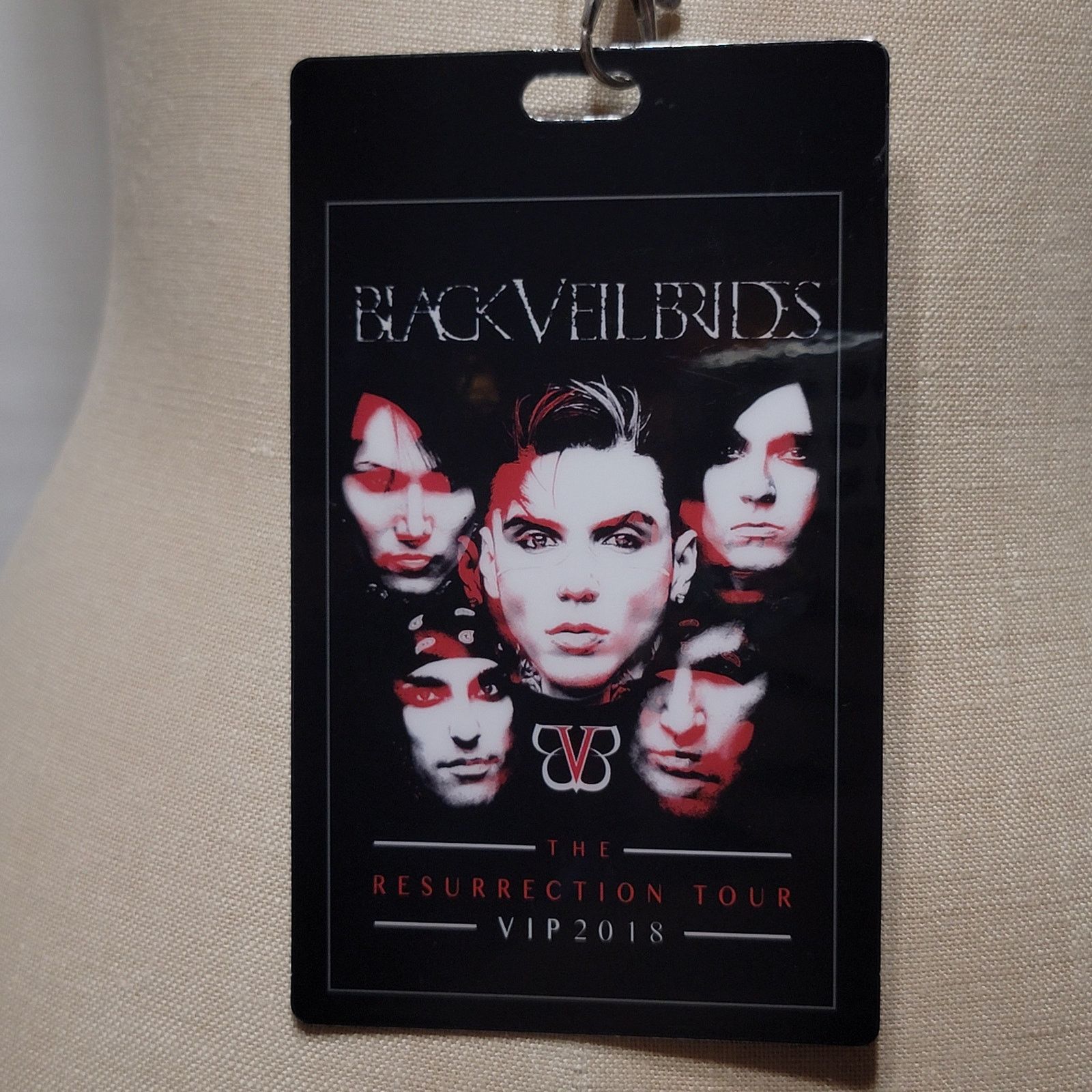 Other Black Veil Brides Laminated Pass Resurrection Tour w Lanyard Size ONE SIZE - 2 Thumbnail