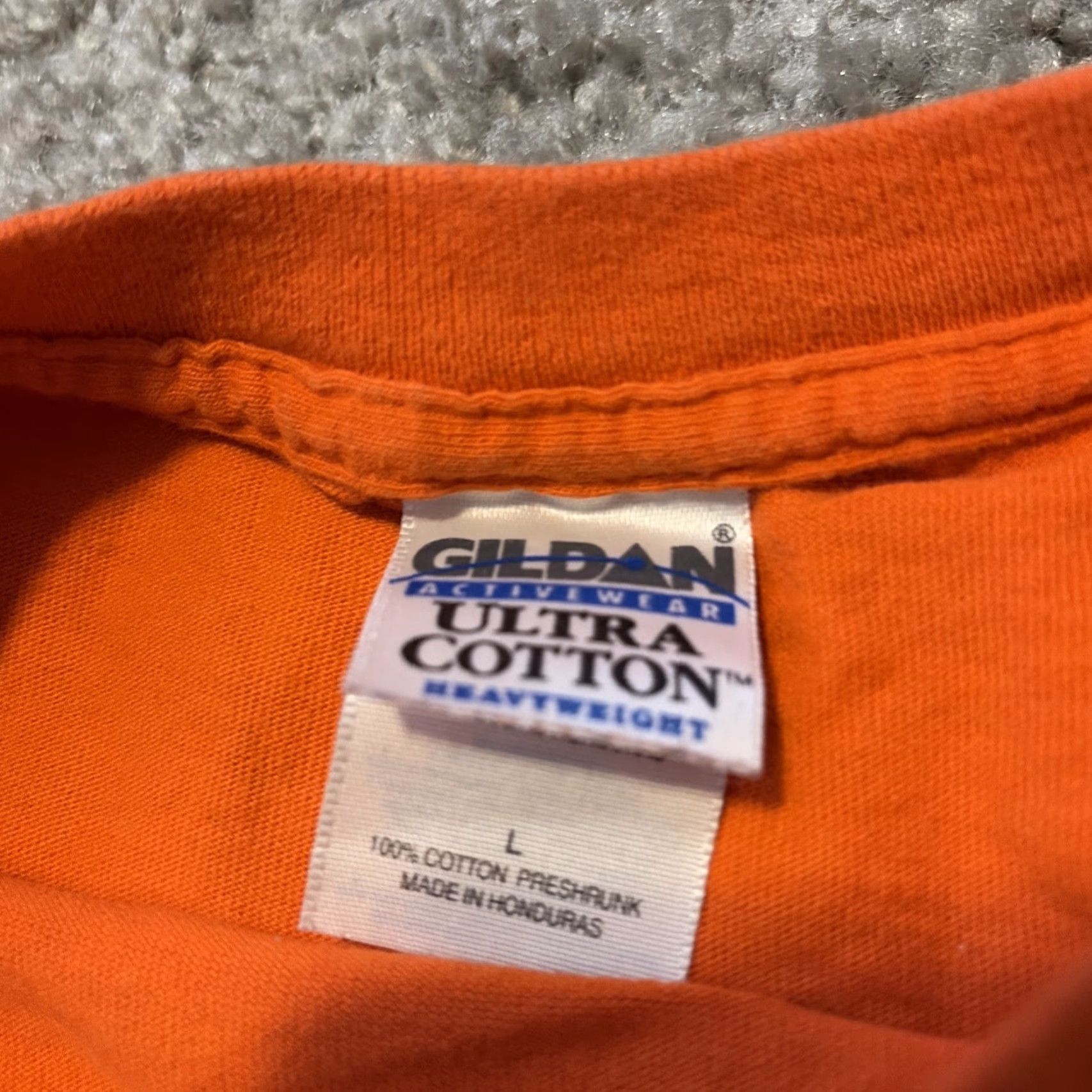 Gildan VINTAGE Florida Gators Football Basketball National Champions Orange T-Shirt L Mens Long Sleeve Orange 2006 Championship Gildan Reebok Size US L / EU 52-54 / 3 - 6 Thumbnail