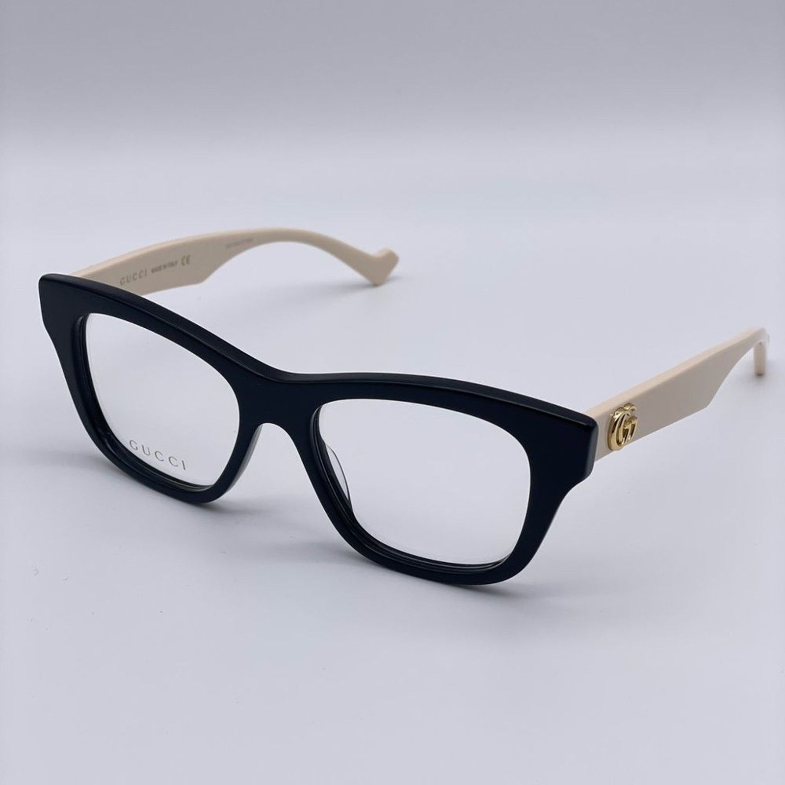 Gucci BRAND NEW GUCCI GG0999O 002 Black/White Transparent Women Size ONE SIZE - 5 Thumbnail