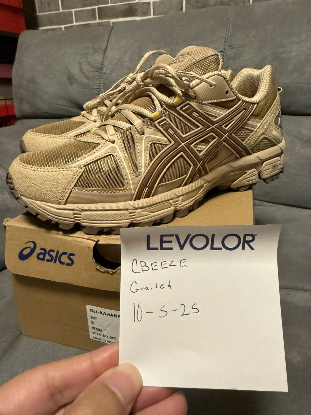 Asics ASICS Gel-Kahana 8 Trail Running Shoes– Size 8.5 (Worn Once) Size US 8.5 / EU 41-42 - 2 Thumbnail