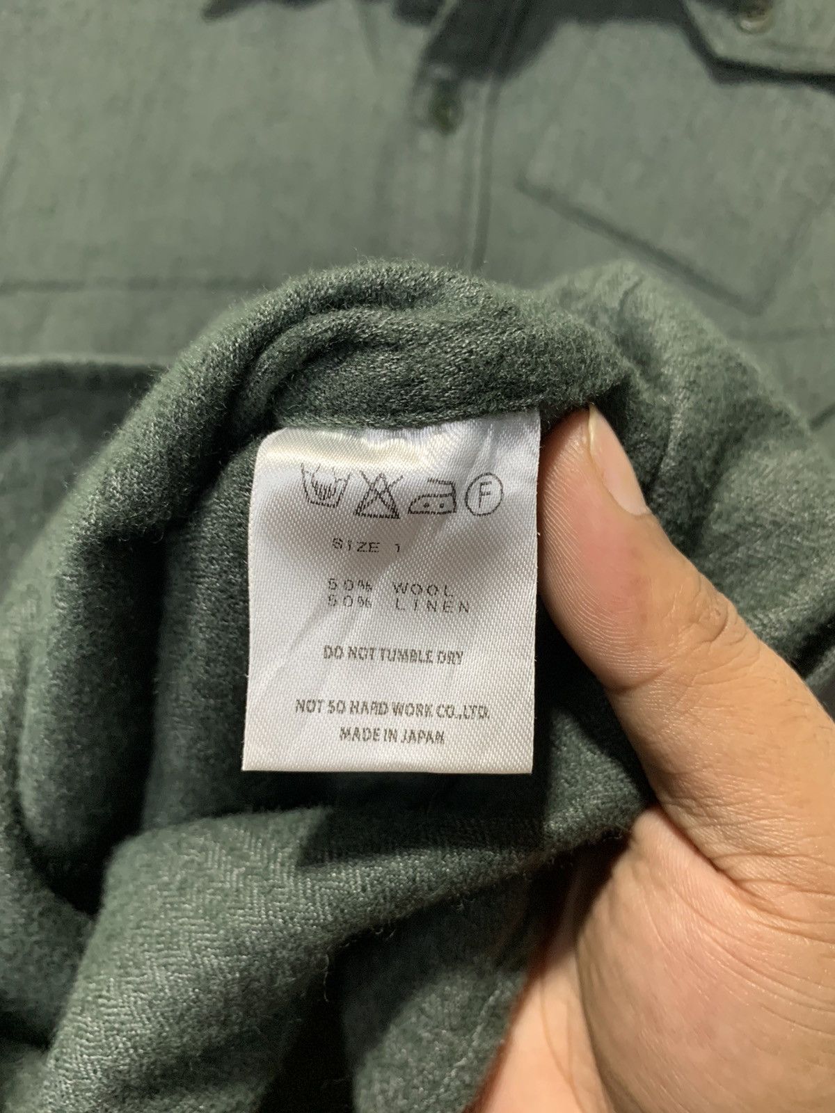 Ts(S) Ts(s) multipocket wool + linen shirt Made in Japan Size US S / EU 44-46 / 1 - 9 Thumbnail