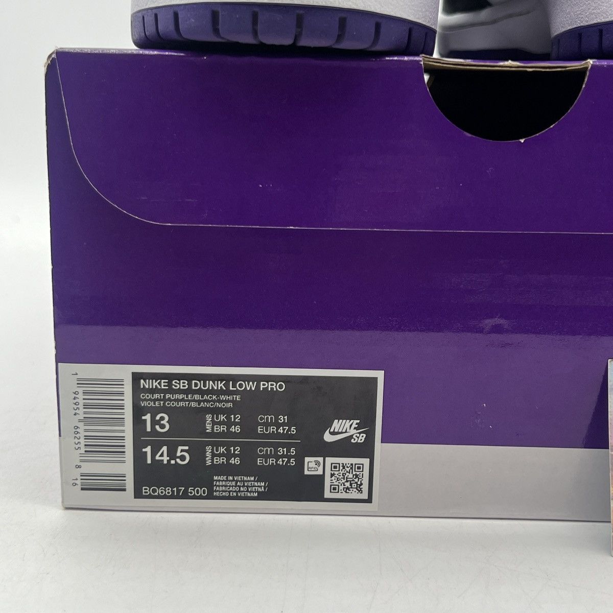 Nike Nike dunk low sb court purple Size US 13 / EU 46 - 6 Thumbnail