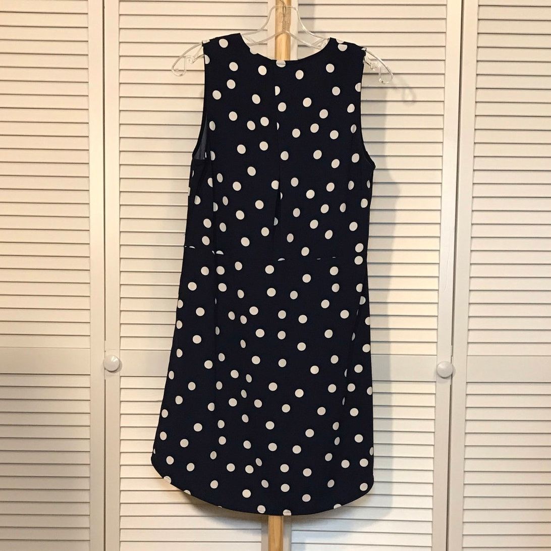 Other A New Day Retro Style Blue Polka Dot Shift Mini Dress M Size M / US 6-8 / IT 42-44 - 2 Thumbnail