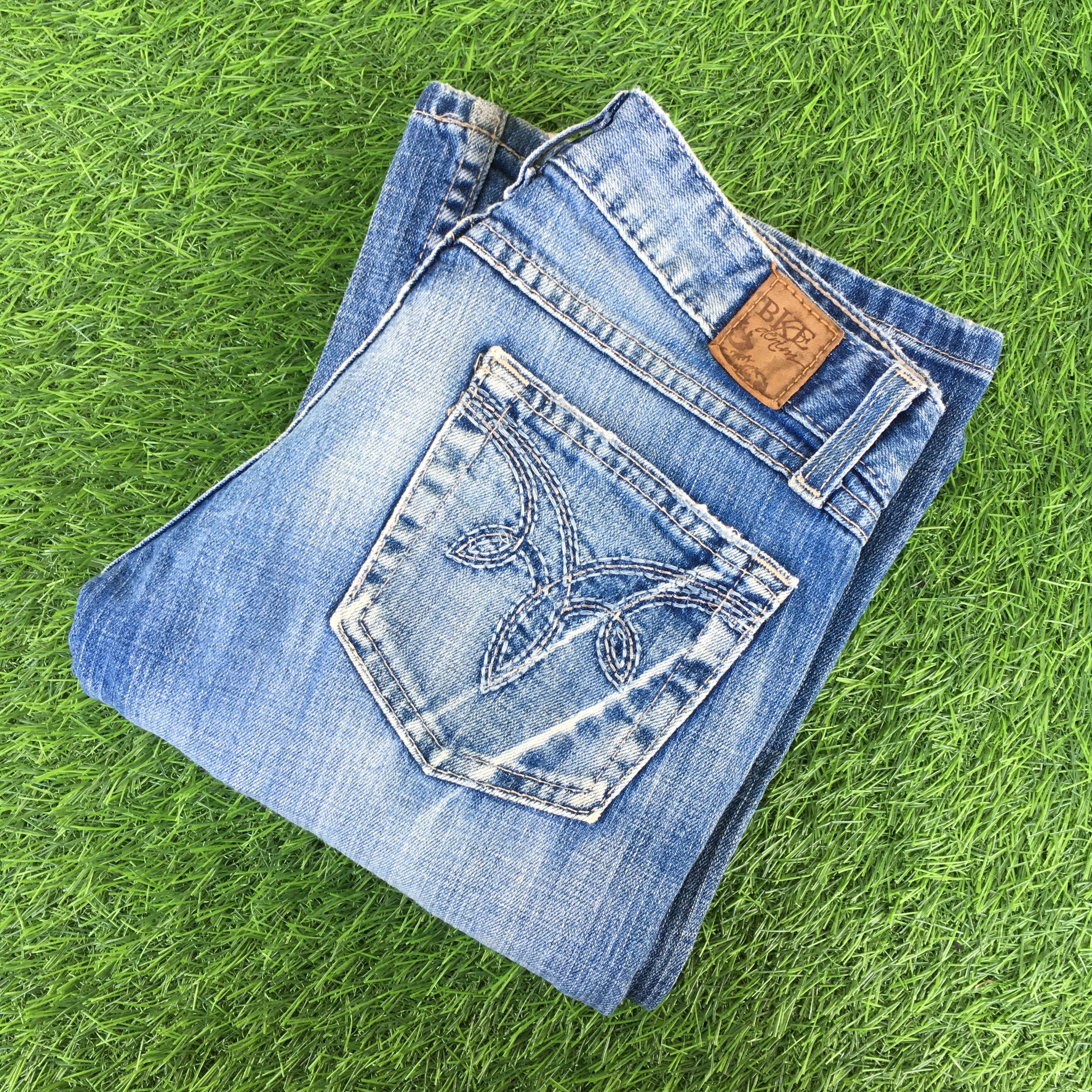 Designer BKE Denim Bootcut Stretch Jeans D-1047 Size 25" / US 0 / IT 36 - 8 Thumbnail