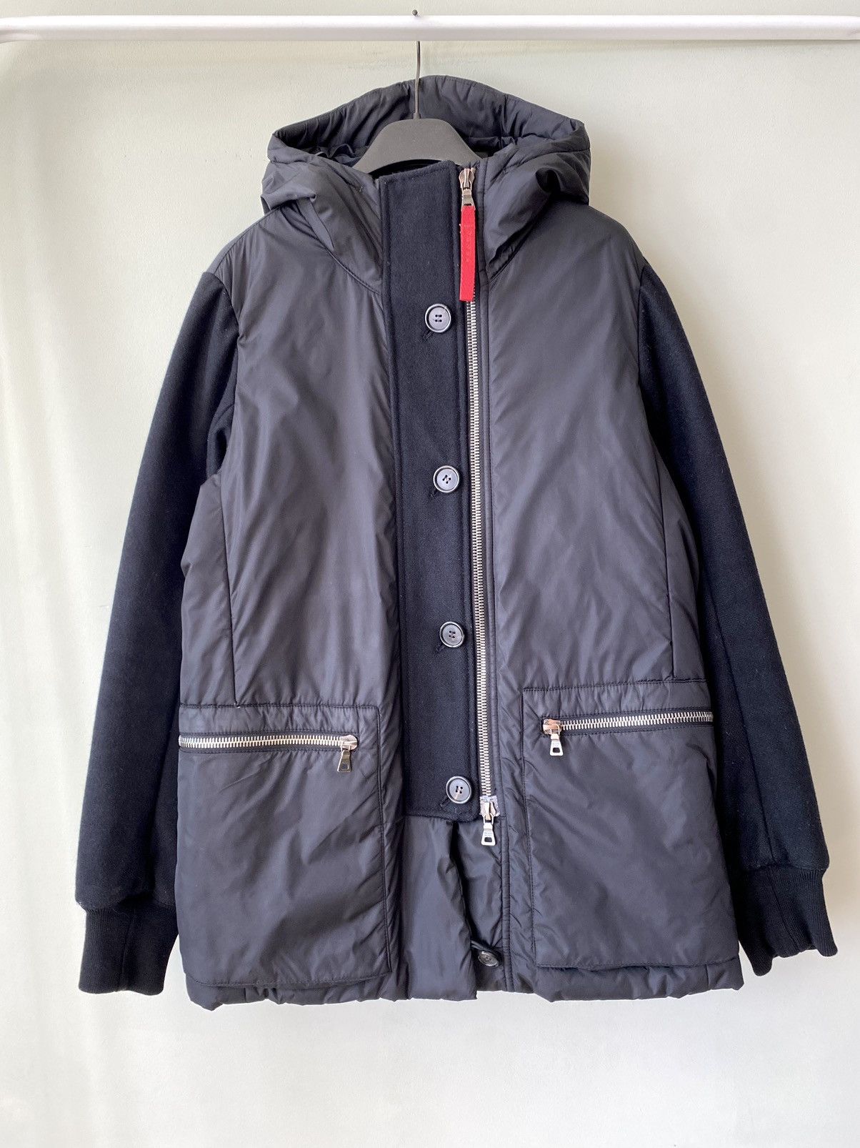 Prada Prada Vintage W’s Nylon & Wool Down Jacket Size S / US 4 / IT 40 - 1 Thumbnail