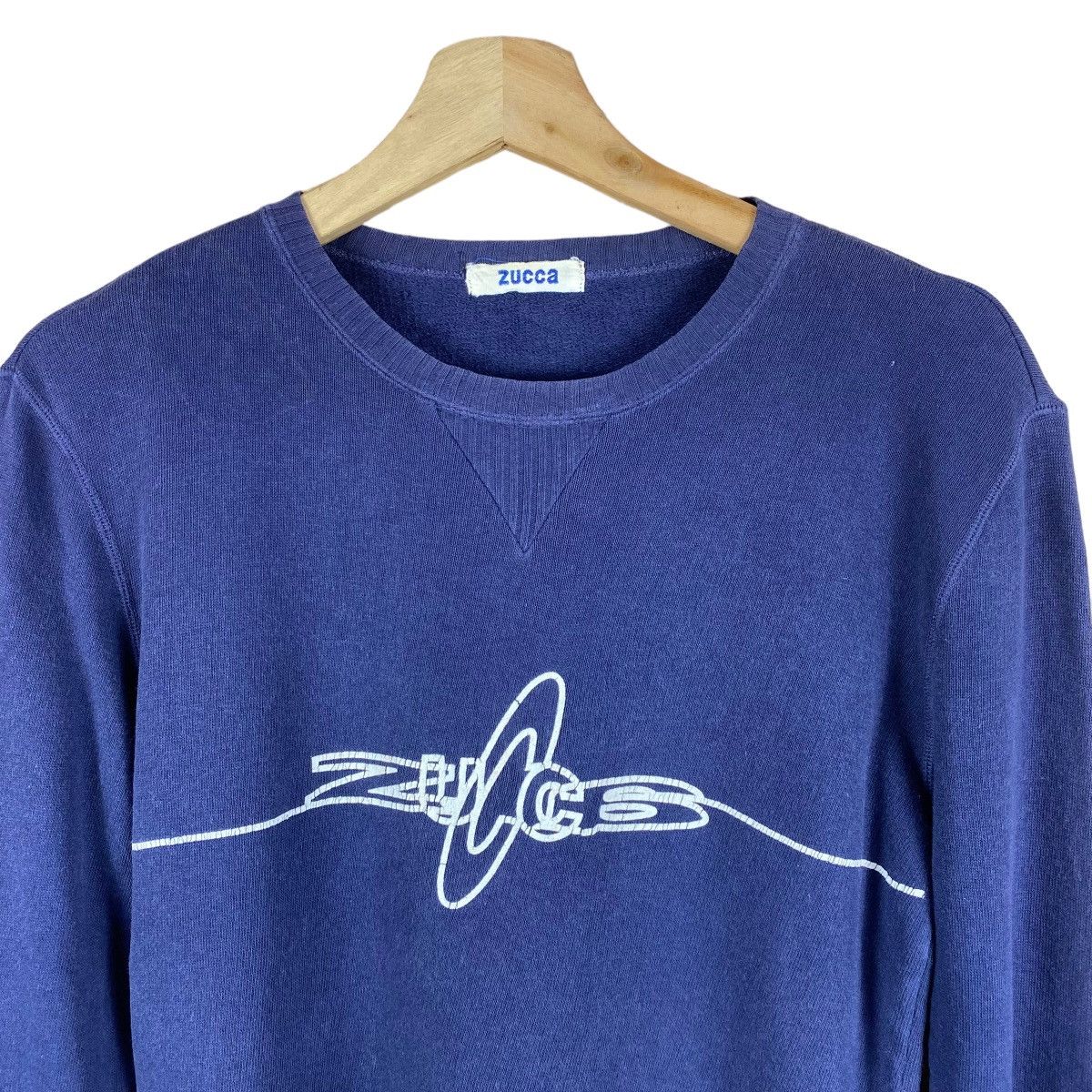 CABANE de ZUCCa × Issey Miyake × Zucca VINTAGE ZUCCA SPELLOUT SWEATSHIRT Size US S / EU 44-46 / 1 - 2 Thumbnail