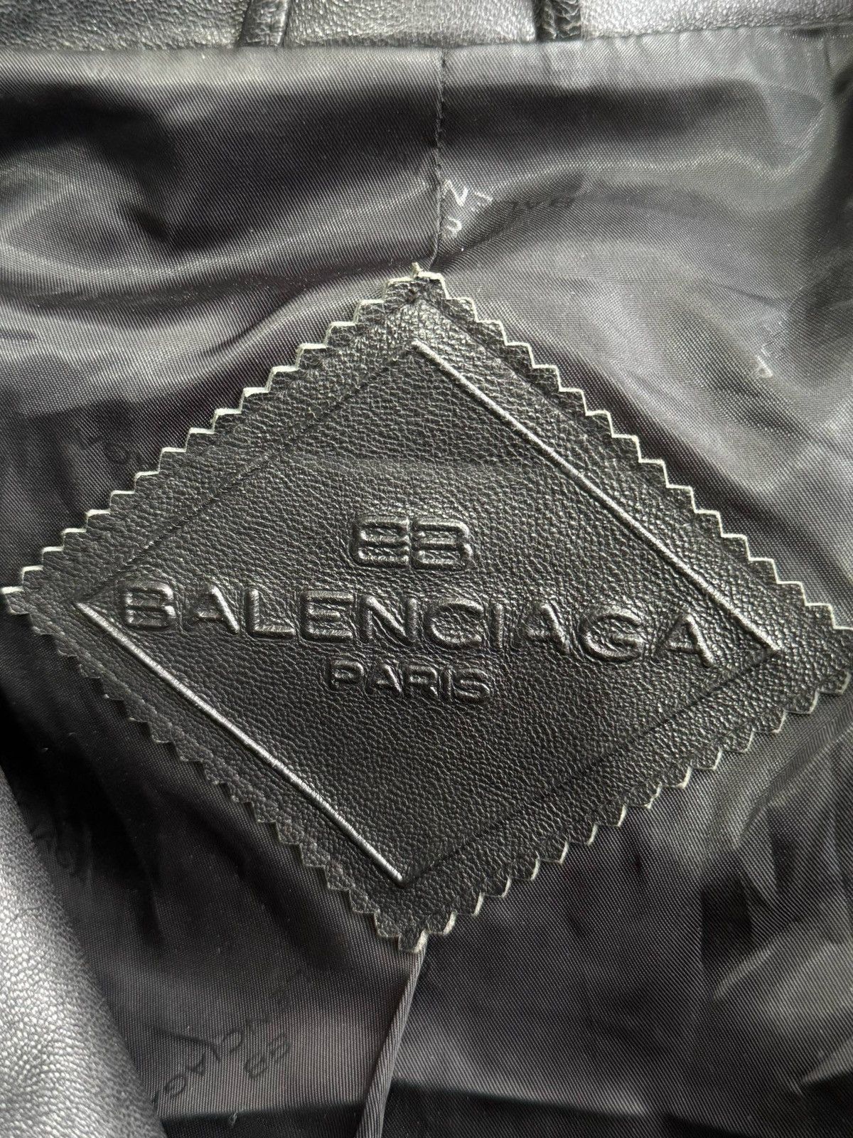 Balenciaga Balenciaga - Nicolas Ghesquiere Leather Jacket Size US XL / EU 56 / 4 - 8 Thumbnail