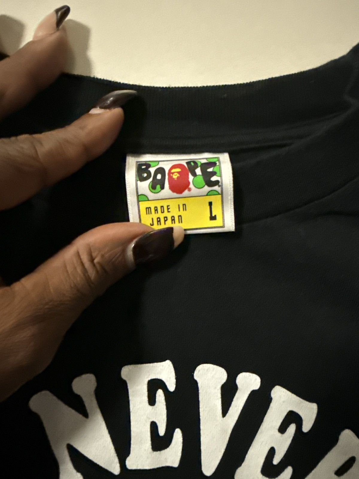 Bape A Bathing Ape “APE SHALL NEVER KILL APE” Graphic Tee Size US L / EU 52-54 / 3 - 3 Thumbnail