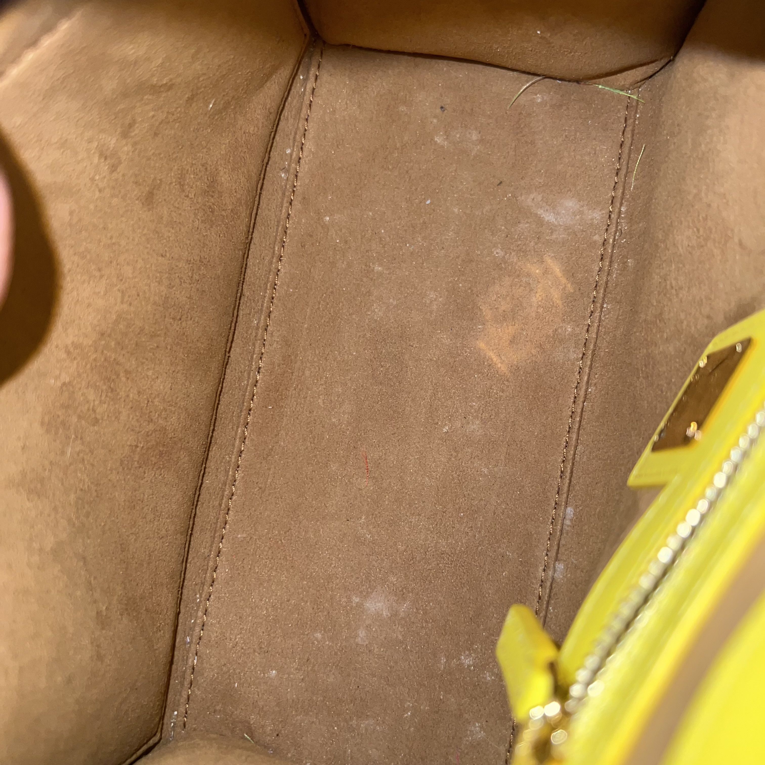 MCM MCM Mini Tonal Logo Leather Tote Bag Yellow Size ONE SIZE - 10 Thumbnail