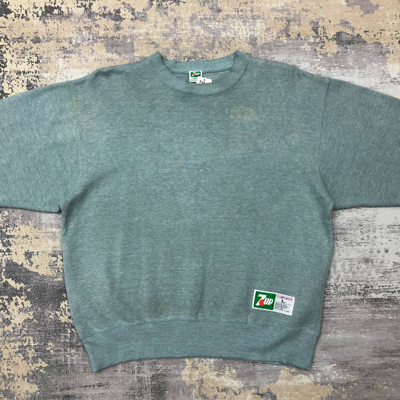 Vintage Y360 VTG SUN FADED DISTRESSED AMERICAN TASTE 7UP SWEATSHIRT Size US L / EU 52-54 / 3 - 1 Thumbnail