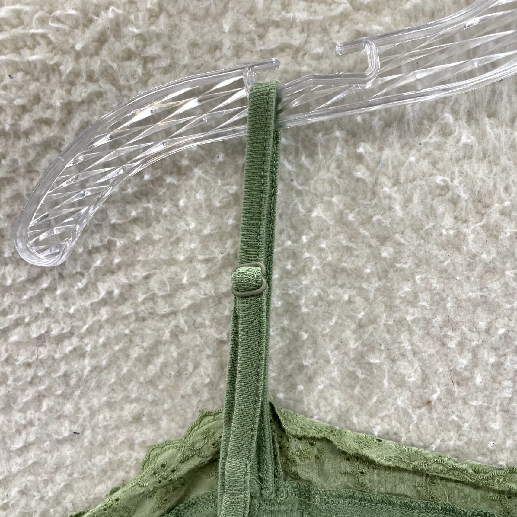 Vintage VINTAGE Y2K Camisole Tank Top Matcha Green Square Neck Boho Fairy Grunge Shirt 22W Plus Women’s Green Size 3XL / US 20-22 - 4 Thumbnail