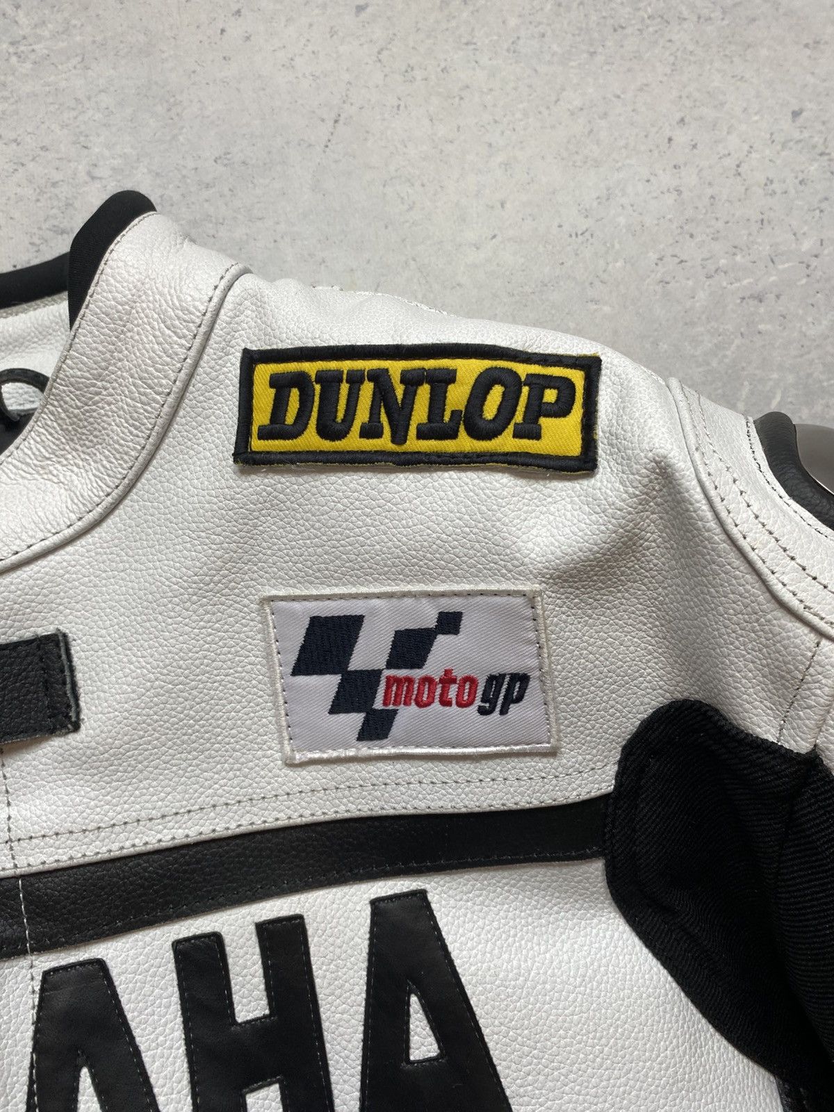 Yamaha Michelin/Dunlop/ Yamaha Leather Moto Racing Jacket #46 Size US XL / EU 56 / 4 - 7 Thumbnail