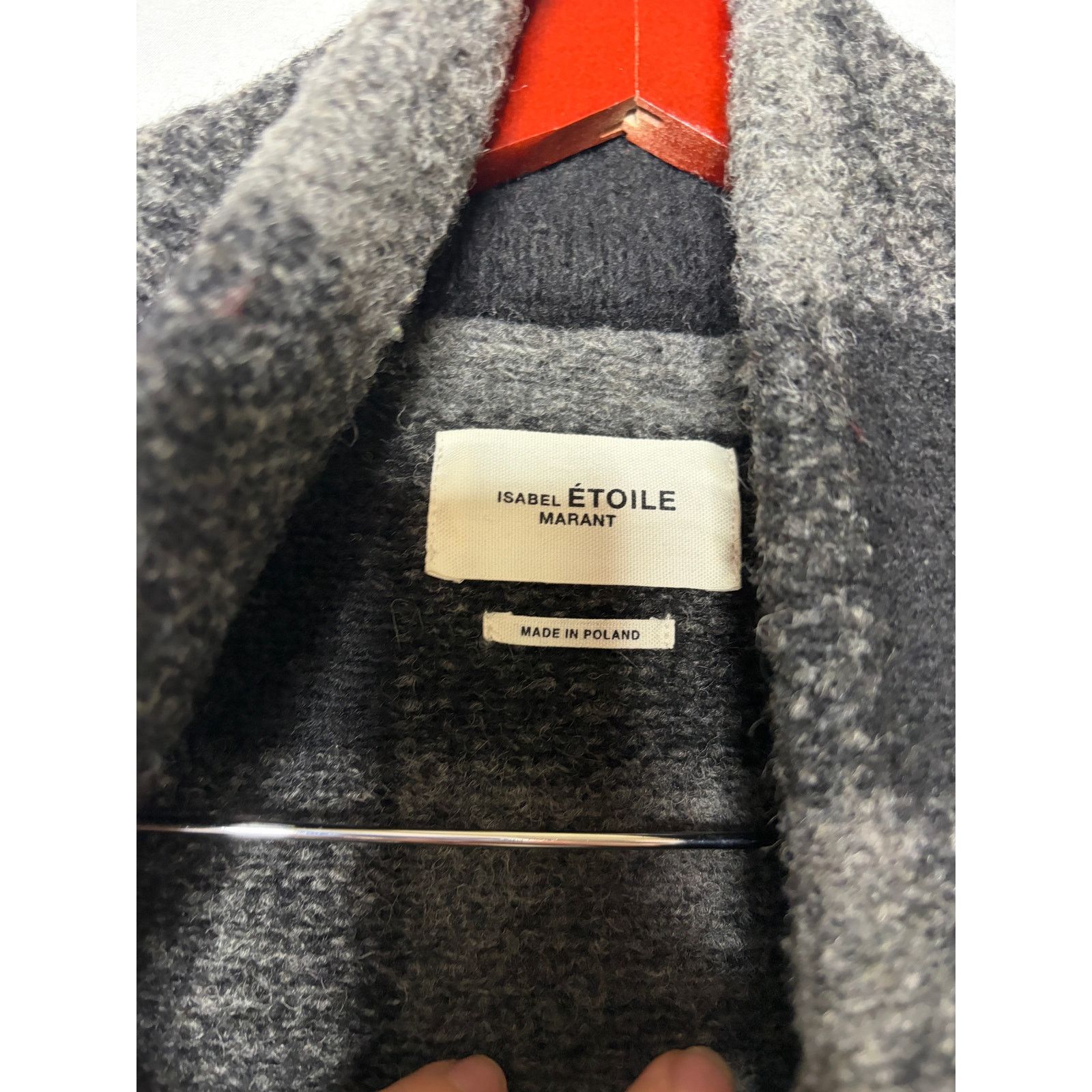 Isabel Marant ISABEL MARANT ÉTOILE Grey Gino Oversized Checked Wool Coat 6 Size M / US 6-8 / IT 42-44 - 4 Thumbnail