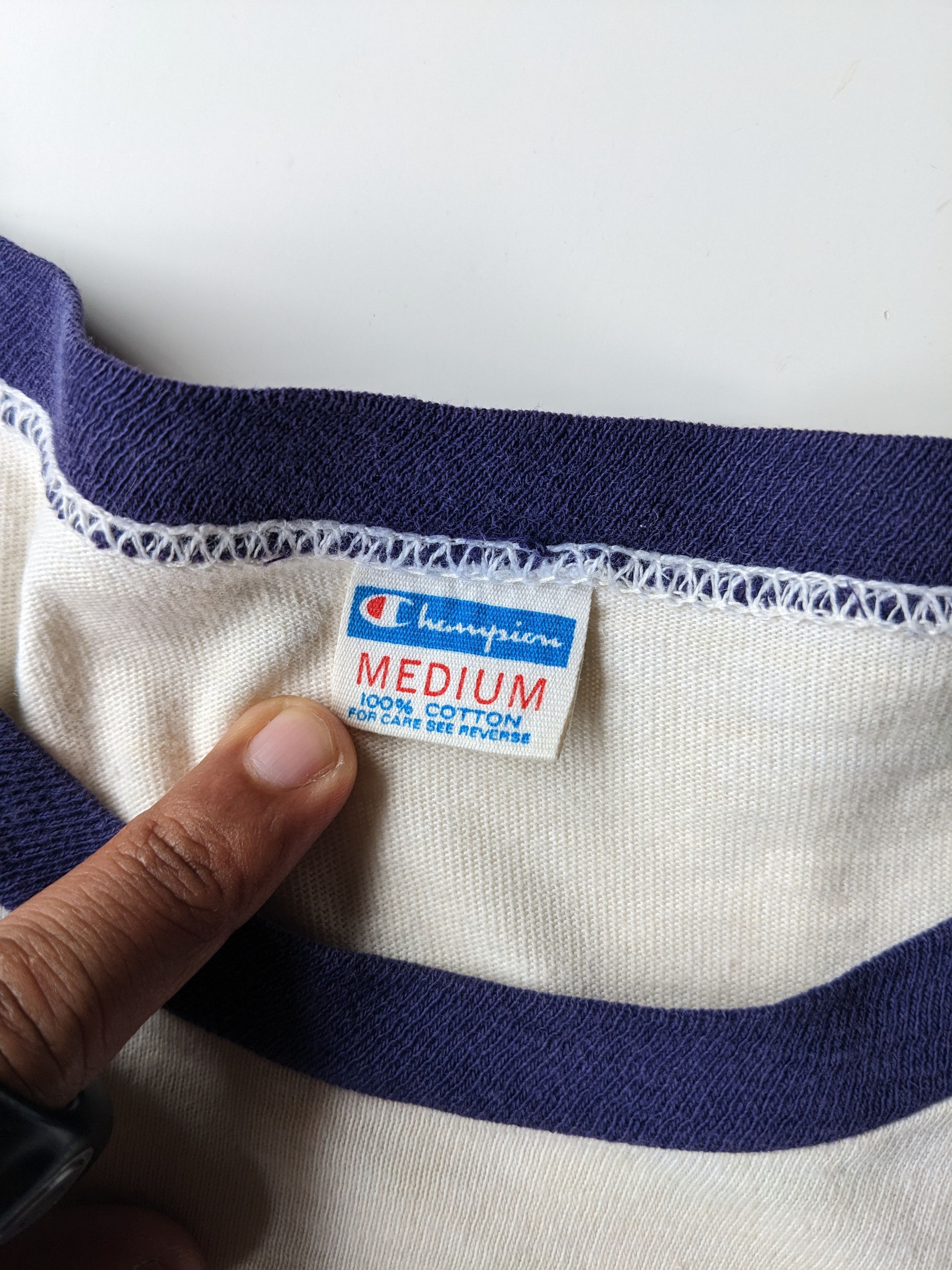 Champion × Vintage Vintage 70s Champion bluebar SOX Size US M / EU 48-50 / 2 - 4 Thumbnail
