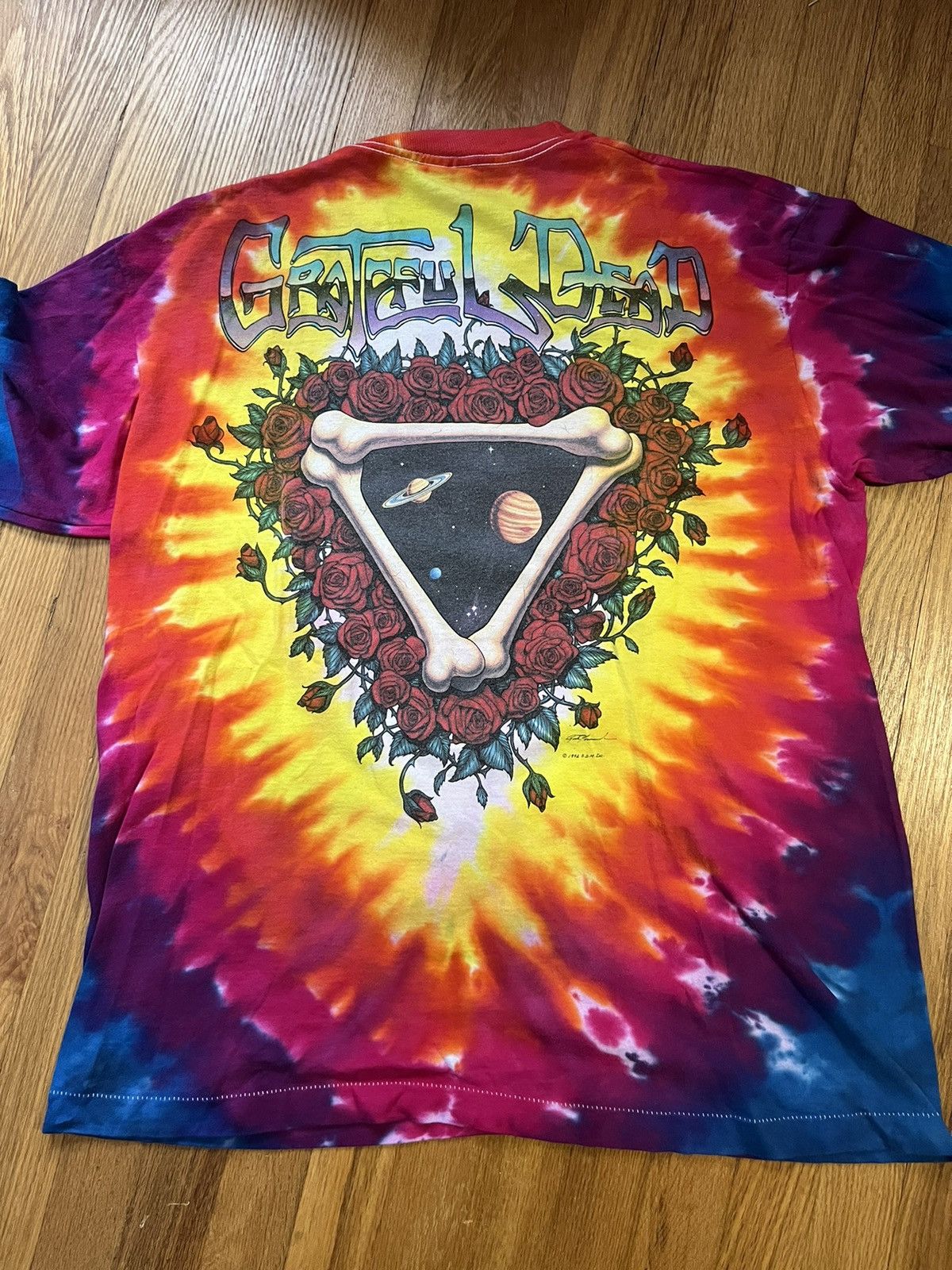 Grateful Dead × Liquid Blue × Vintage Vtg 1992 Grateful Dead Space Your Face Long Slv Tie Dye XL Size US XL / EU 56 / 4 - 2 Thumbnail