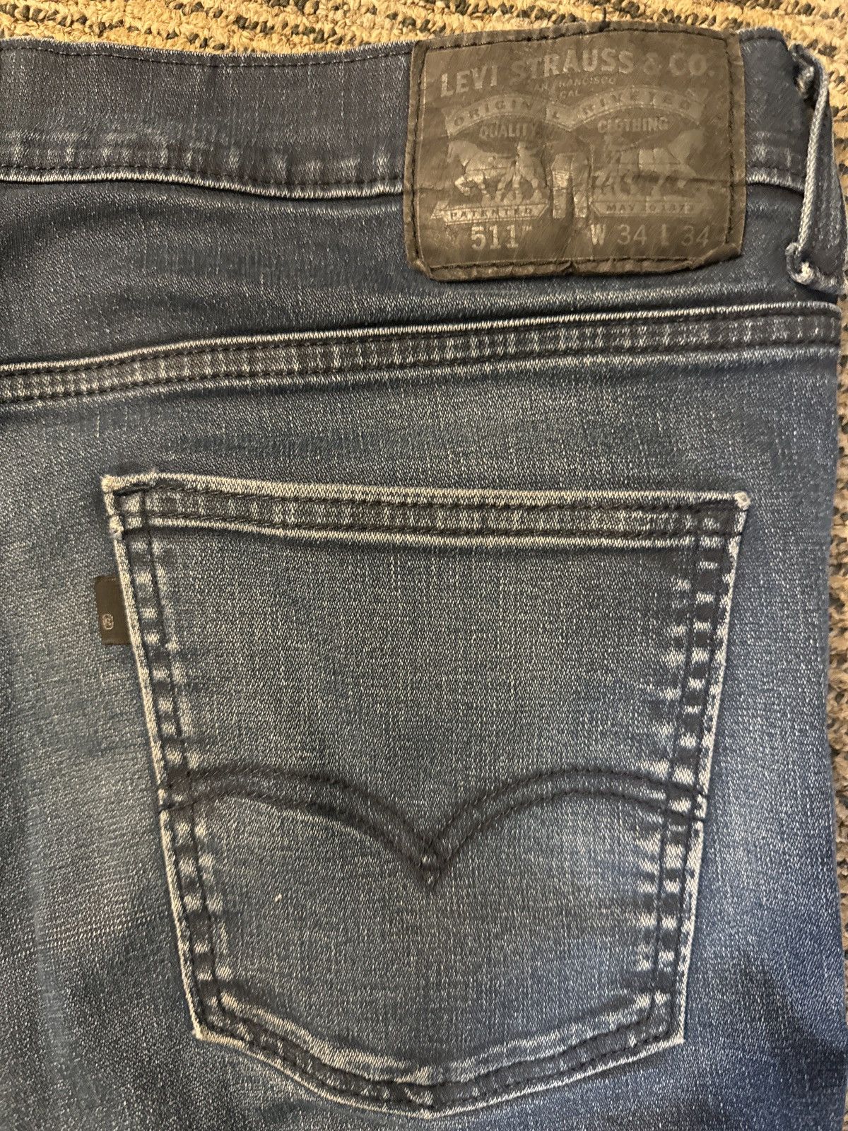 Levi's × Nike LEVIS BLACK TAB 34x34 Size US 34 / EU 50 - 3 Thumbnail