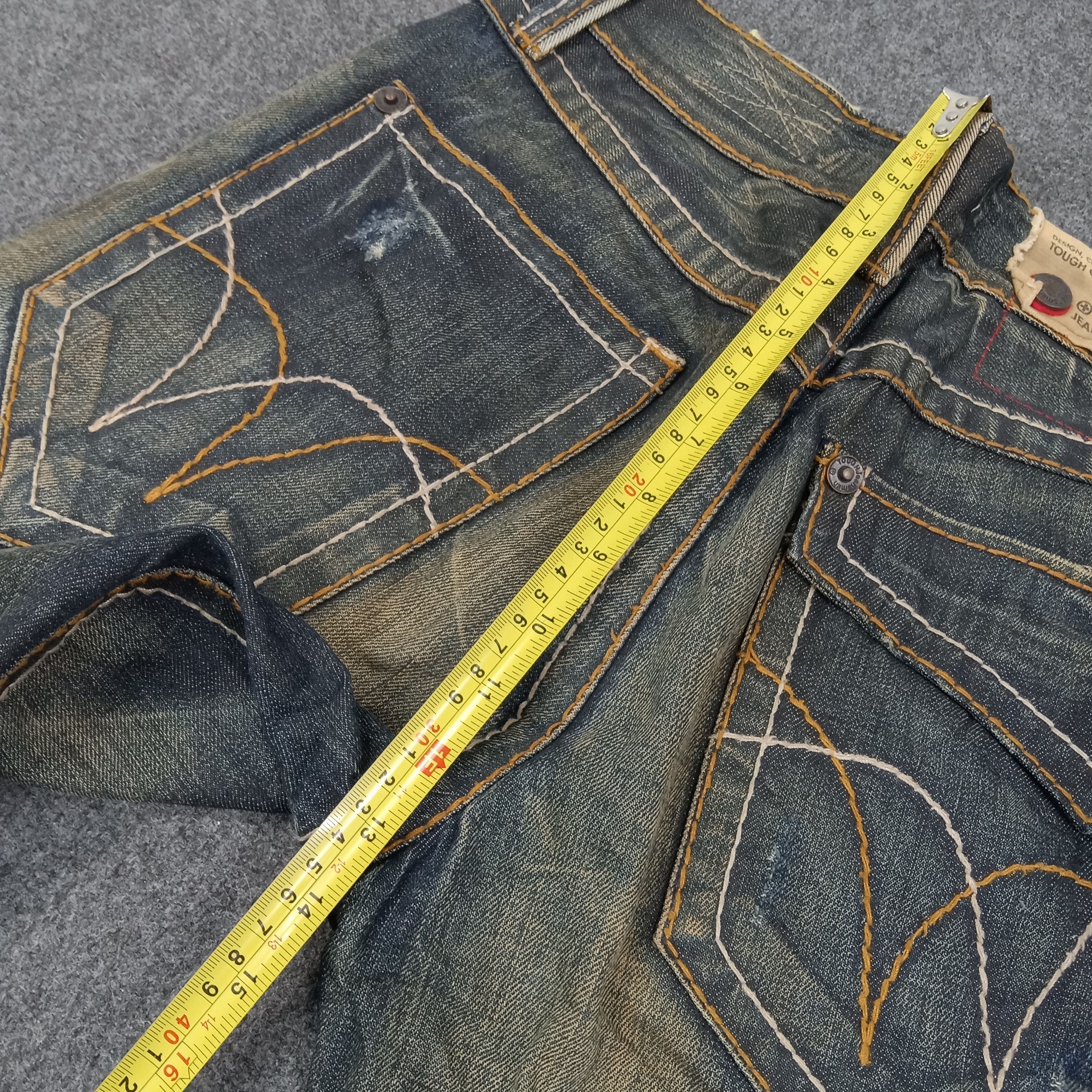 Vintage Tough Jeansmith Street Military Style DenimJeans C258N18 Size US 32 / EU 48 - 13 Thumbnail
