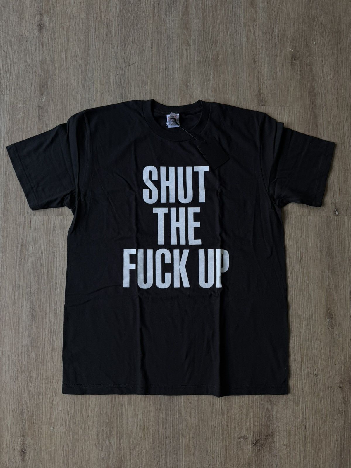 Number (N)ine × Supreme supreme number (n)ine shut the f*ck up tee