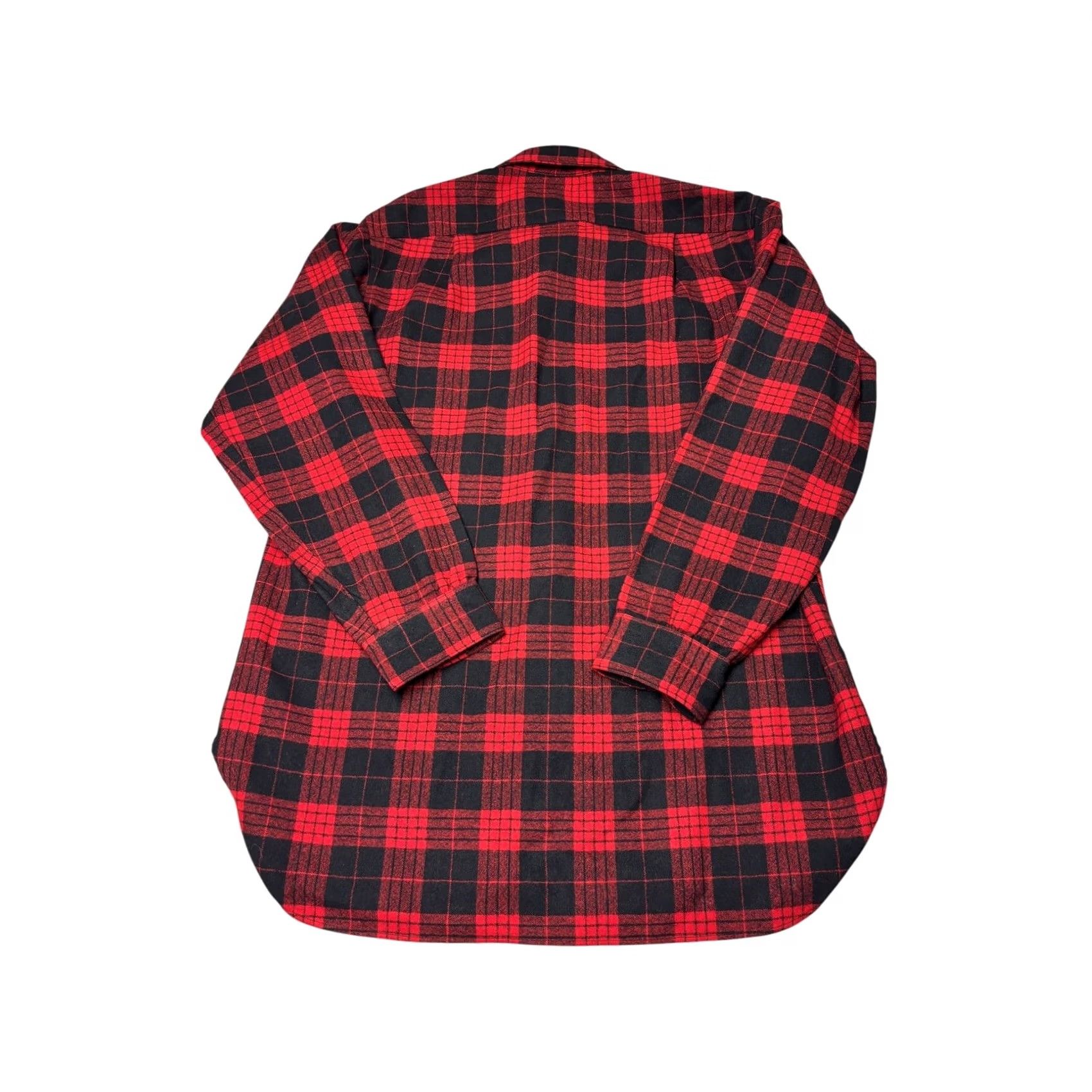 Pendleton VINTAGE Pendleton Board Shirt Mens XL Red Black Buffalo Plaid Wool Flannel Button-Up - USA Made Size US XL / EU 56 / 4 - 5 Thumbnail