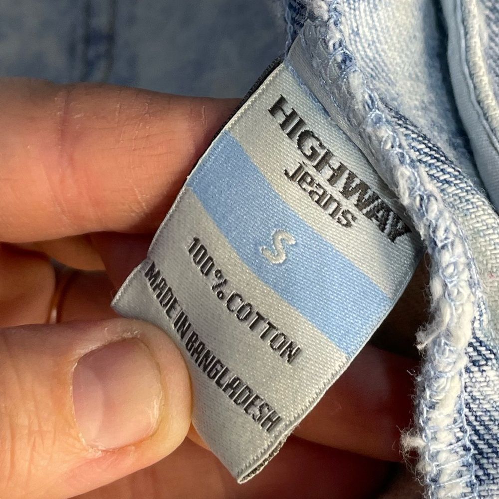 Other Highway Jeans Rue 21 Bleach Washed Button Front Denim Jacket Size S / US 4 / IT 40 - 5 Thumbnail