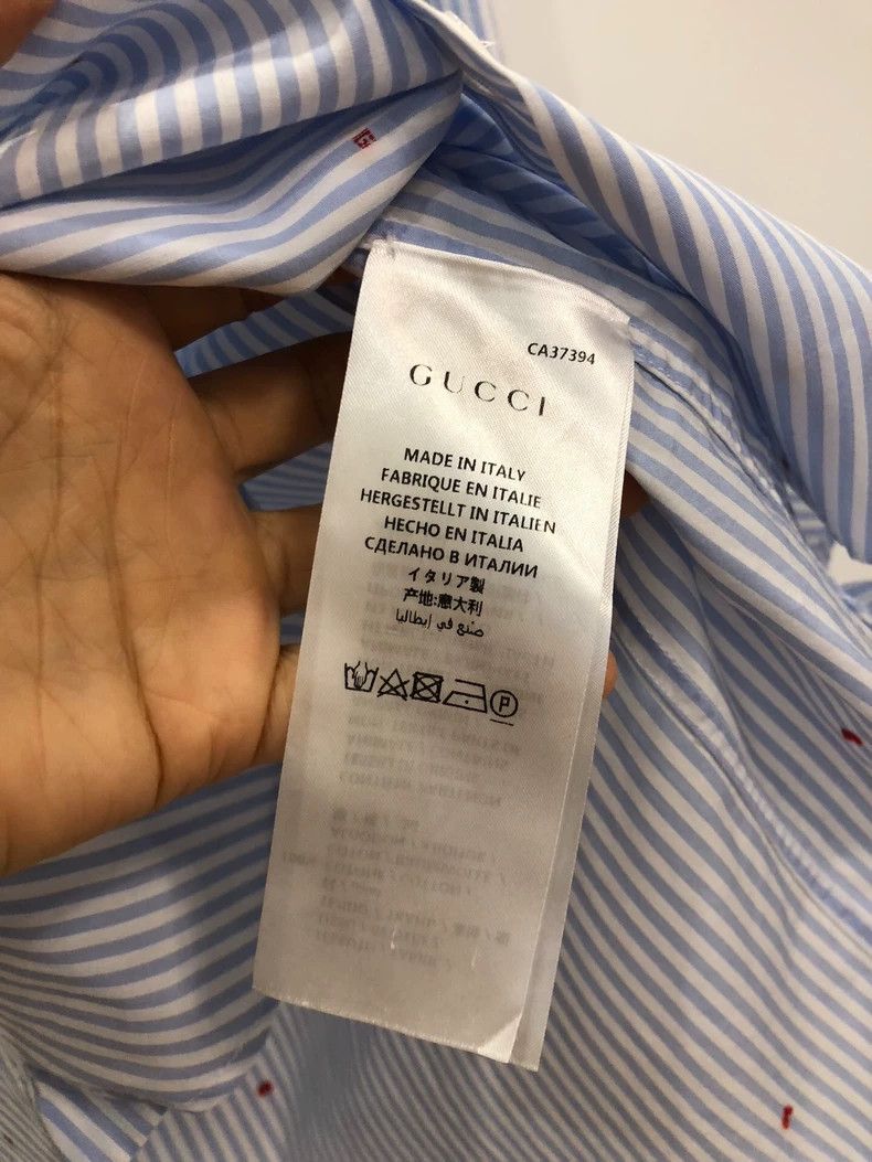 Gucci Gucci Size 38 Embroidered authentic size 38 men's casual l Size US XXS / EU 40 - 6 Thumbnail