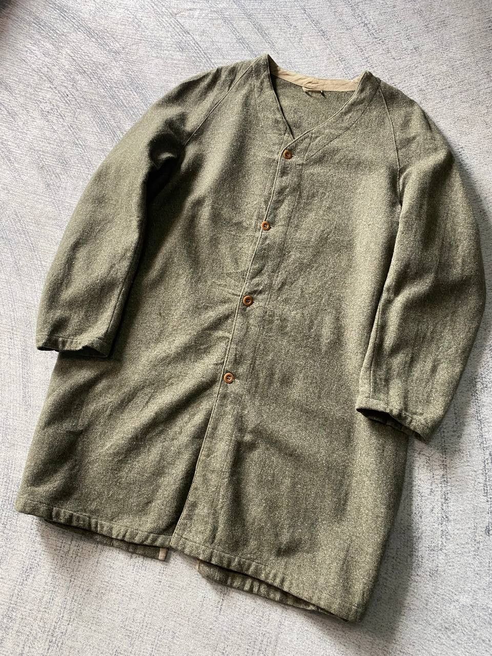 Vintage Vintage Swedish Army M39 Wool Button Coat Jacket Size US M / EU 48-50 / 2 - 2 Thumbnail