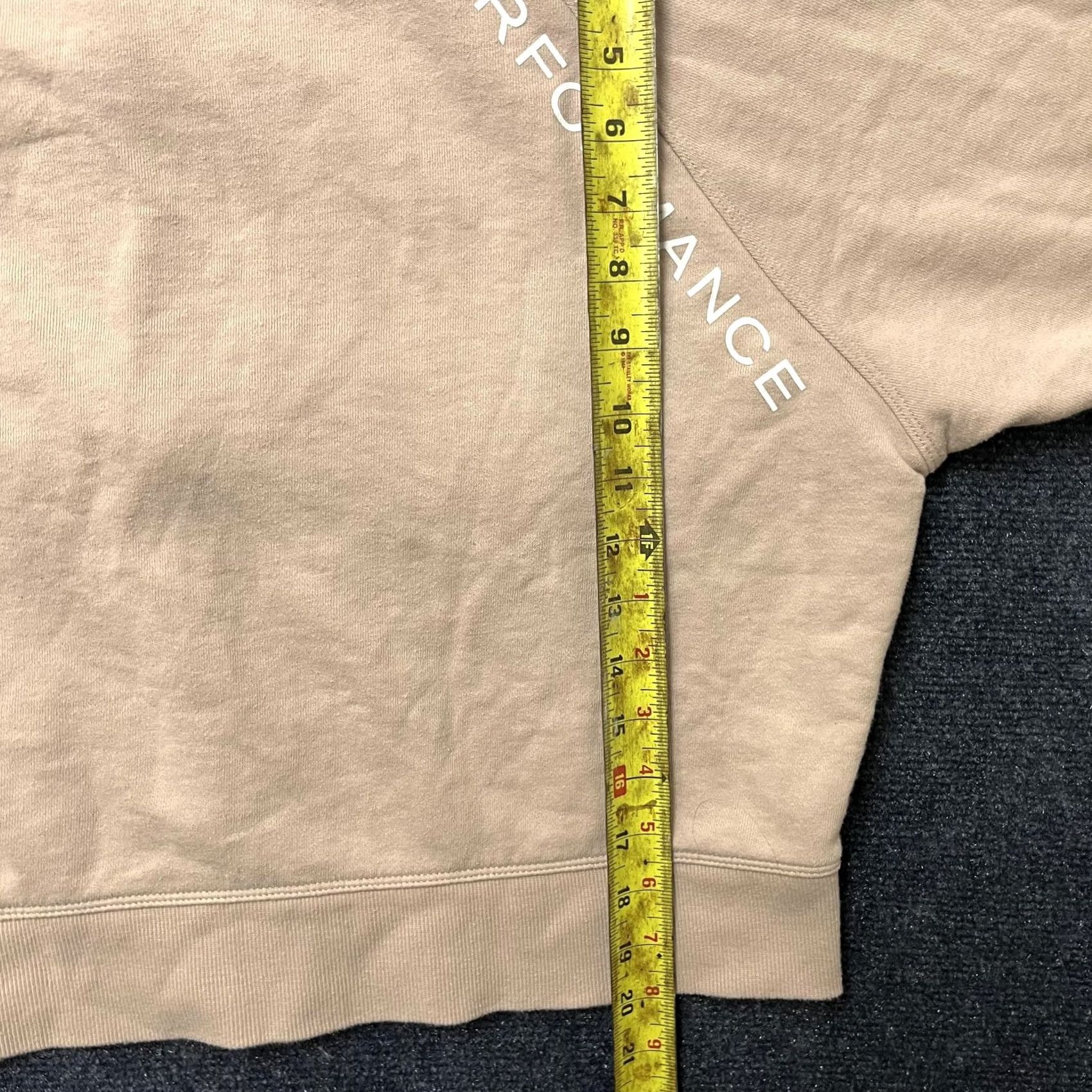Calvin Klein Calvin Klein Performance Hoodie Womens L Beige Full Zip Logo Sweatshirt Size L / US 10 / IT 46 - 6 Thumbnail