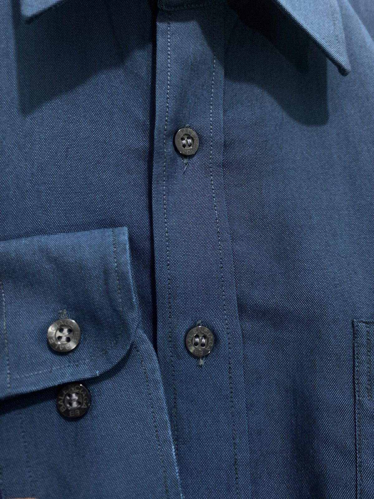 Balenciaga Vintage Balenciaga BB Logo Button up shirt Size US L / EU 52-54 / 3 - 5 Thumbnail
