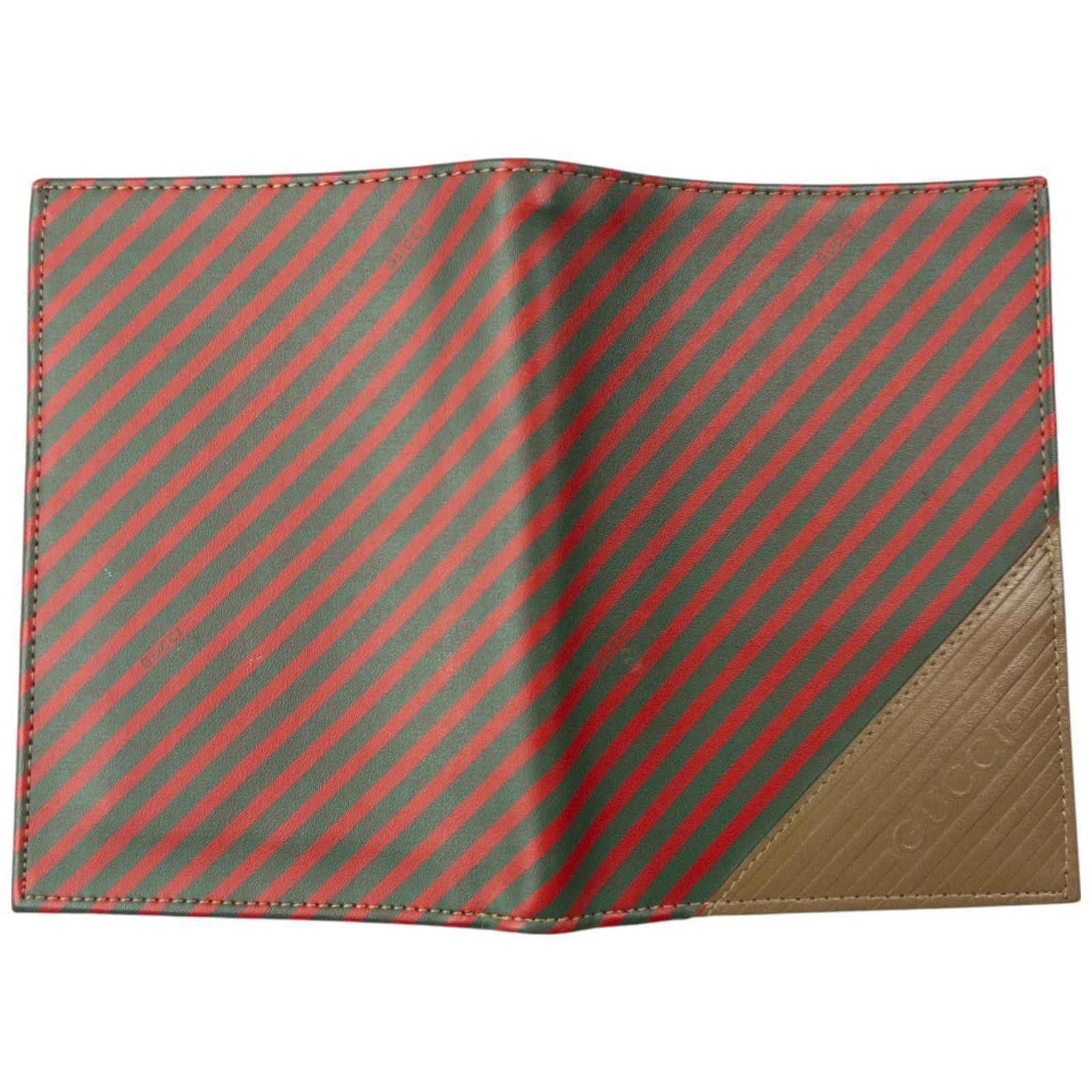Gucci Vintage Gucci Striped Wallet Size ONE SIZE - 4 Thumbnail