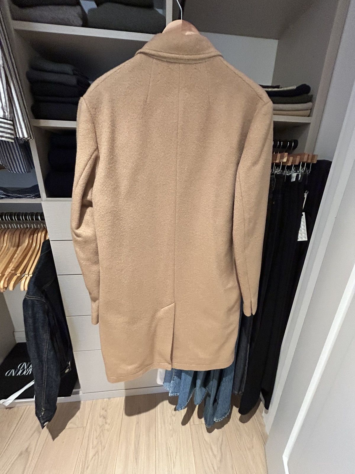 Norse Projects Norse Projects Sundsval Mohair Camel Overcoat Size US L / EU 52-54 / 3 - 3 Thumbnail