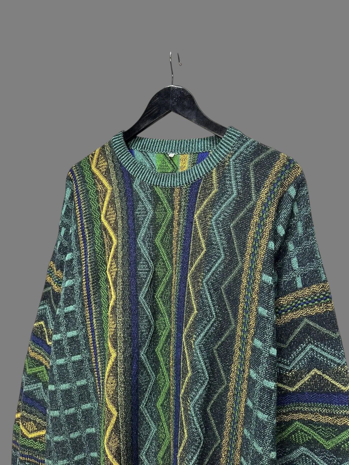Carlo Colucci Vintage Multicolour Carlo Colucci Knit Sweater Coogi Canada Size US L / EU 52-54 / 3 - 3 Thumbnail