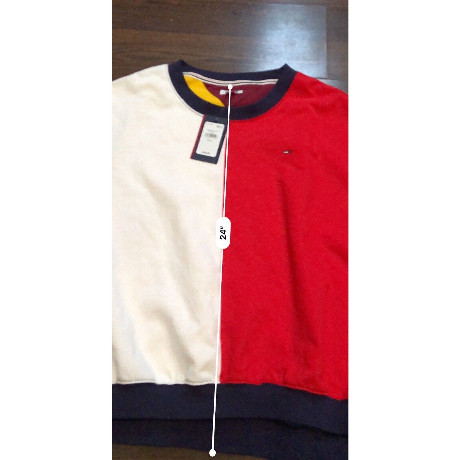 Tommy Hilfiger Tommy Hilfiger Wmns XL Cropped Crew Neck Sweater Oversized Size XL / US 12-14 / IT 48-50 - 11 Thumbnail
