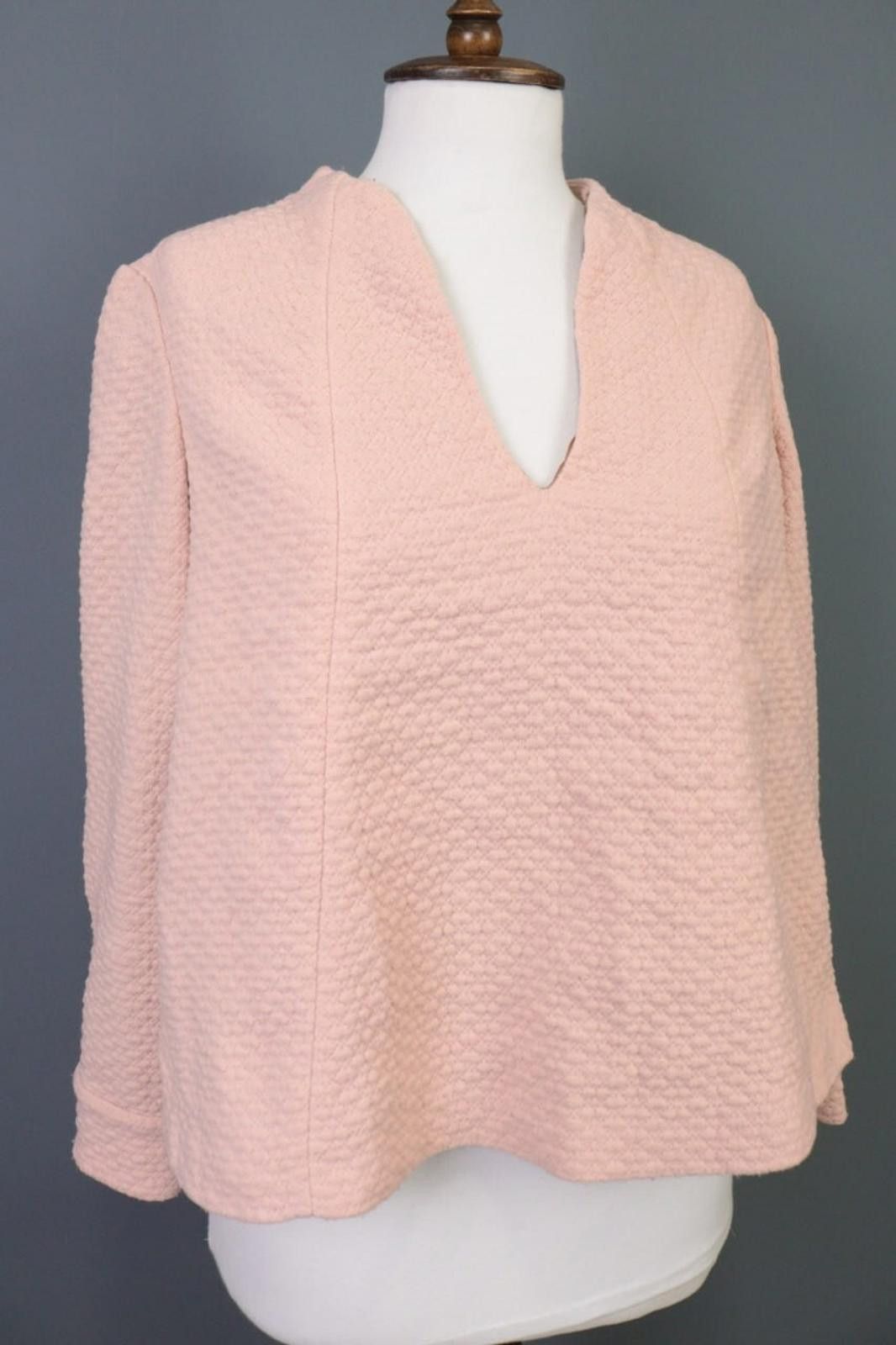 Wilkes Bashford BA&SH WAREN Pink Wool Knit Lightweight Sweater Size 2 / M Size XS / US 0-2 / IT 36-38 - 4 Thumbnail