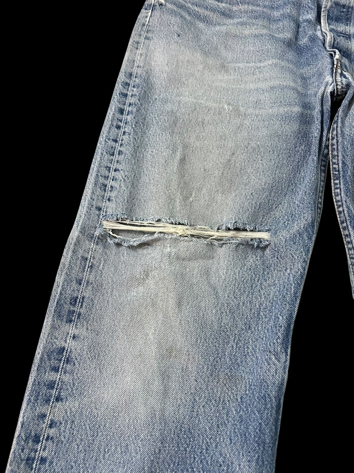 Levi's Vintage 90’s Levi’s 501 Mud Wash Distressed Ripped Jean Size US 34 / EU 50 - 6 Thumbnail