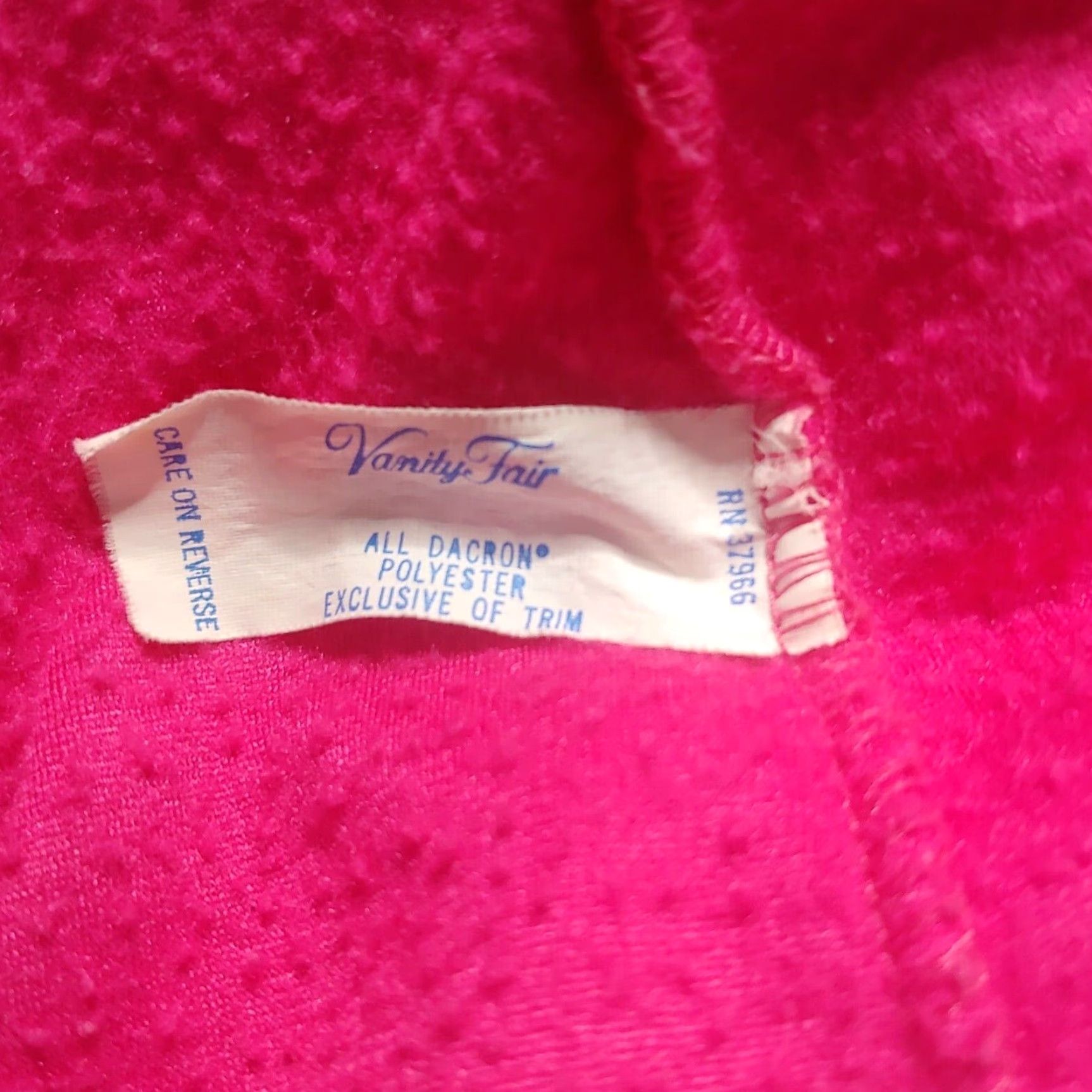 Vintage VINTAGE Vanity Fair Robe Large 1970s Pink Purple Teal Mod Long Sleeve Zip Up USA Size XXL / US 16-18 / IT 52-54 - 6 Thumbnail