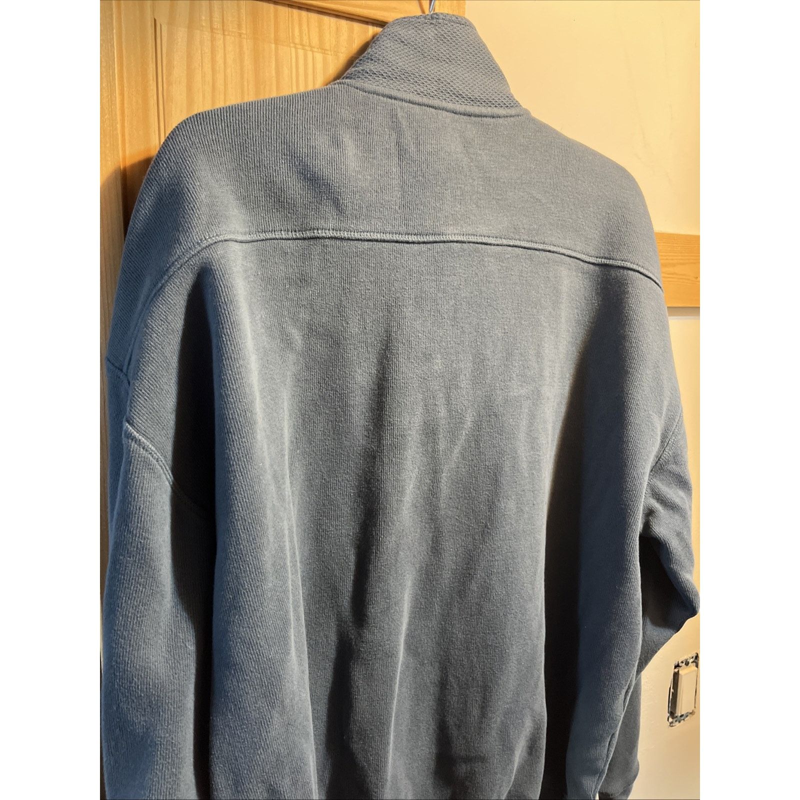 Tommy Bahama Tommy Bahama Men’s Classic 1/4 Zip Sweater XL Blue Cotton LS Size US XL / EU 56 / 4 - 10 Thumbnail