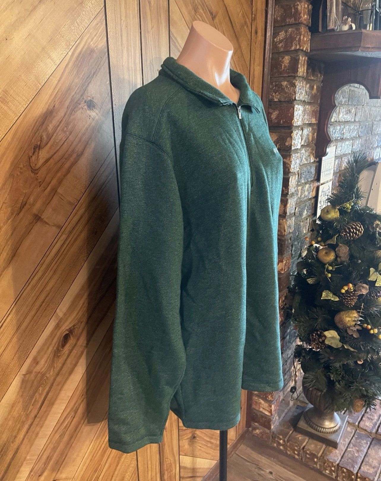 Columbia Columbia XL Green Hart Mountain III Half Zip Sweatshirt Size US XL / EU 56 / 4 - 4 Thumbnail