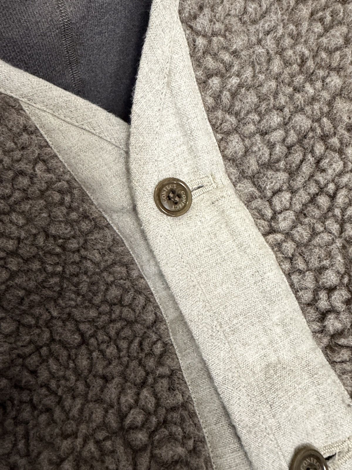 CONFECT 100% wool shearling vest made in Japan Size US M / EU 48-50 / 2 - 6 Thumbnail