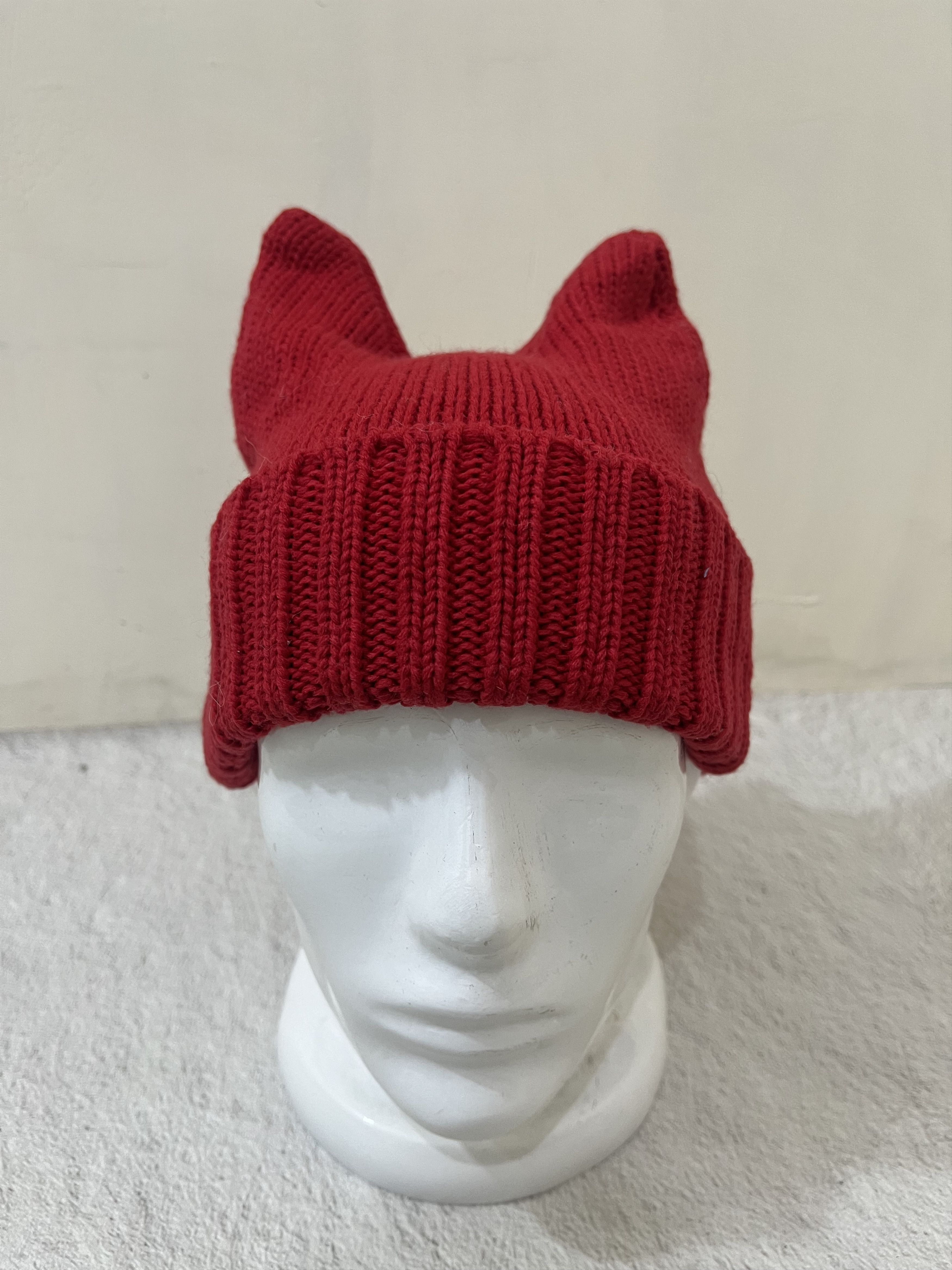 Japanese Brand 2000s Japanese Hysteric Bunny Horn Knit Beanie y2k Lgb Ifsix Size ONE SIZE - 2 Thumbnail