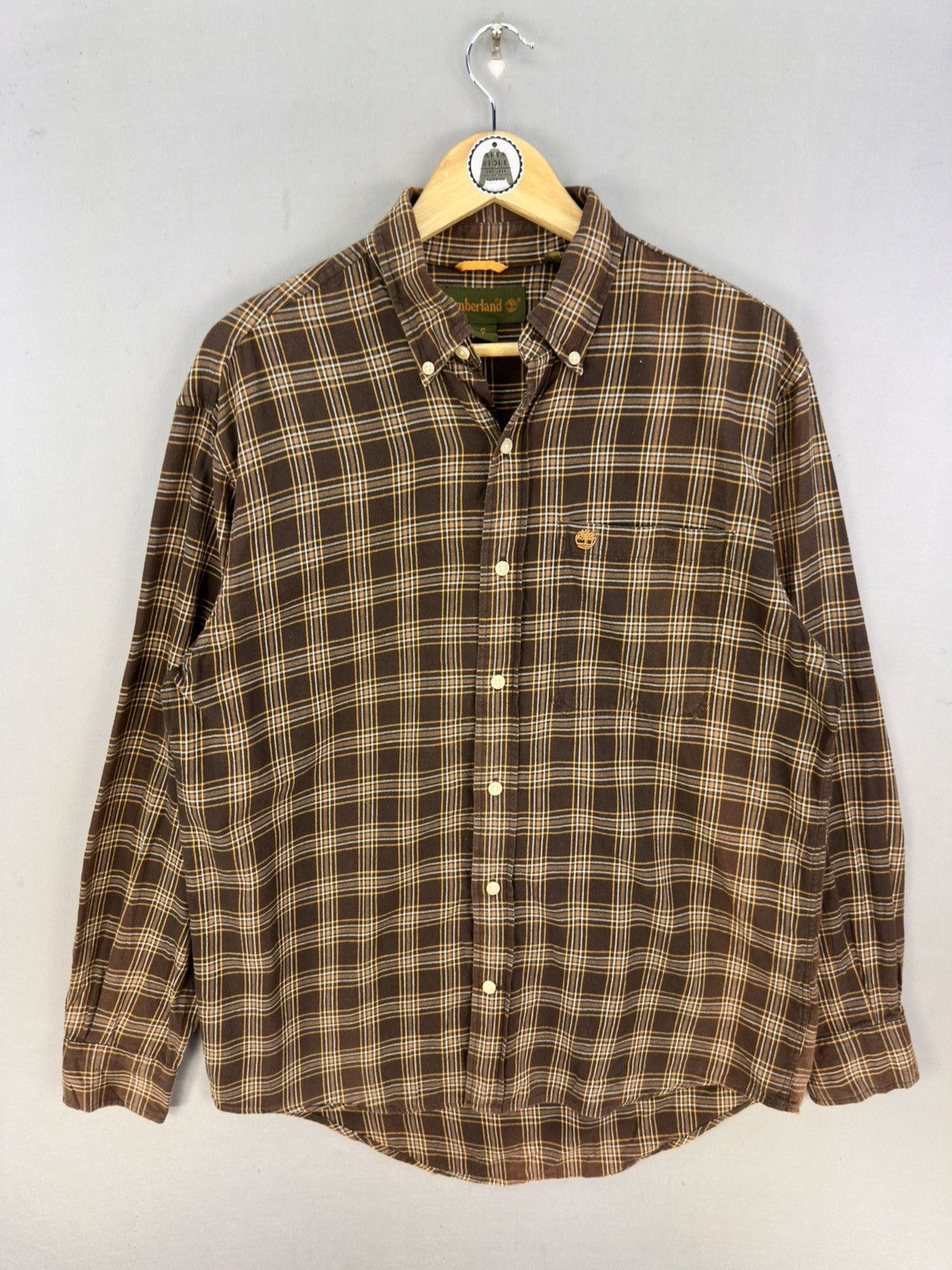 Timberland Vintage 90’s Timberland Plaid Check Flannel Shirt Button Up Size US L / EU 52-54 / 3 - 1 Thumbnail