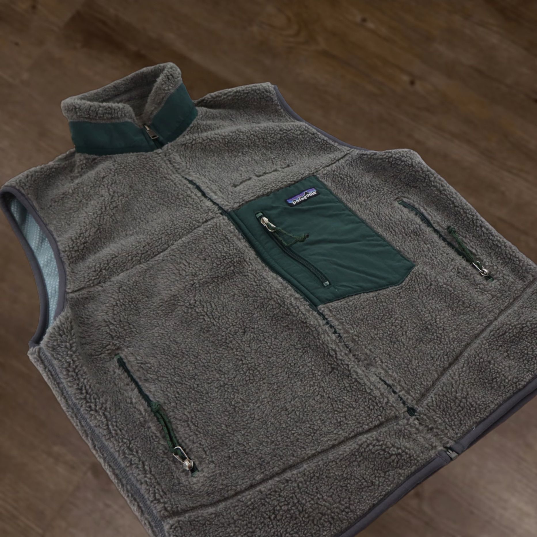 Patagonia Vtg 90s Patagonia Shelled Synchilla Vest Mens Large USA 
