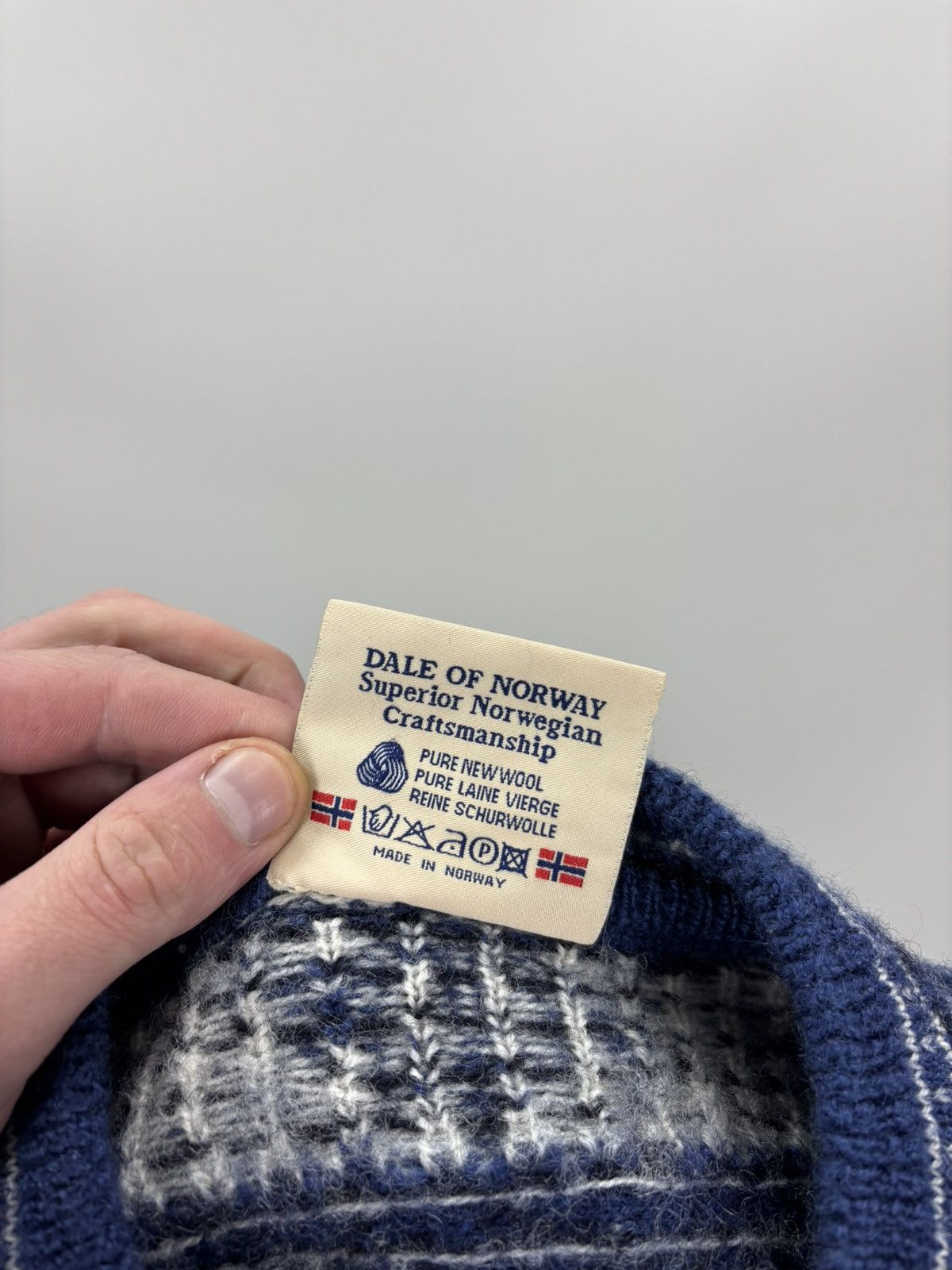 Dale Of Norway Mens sweater Dale of Norway Size M/L Color Blue Size US M / EU 48-50 / 2 - 13 Thumbnail