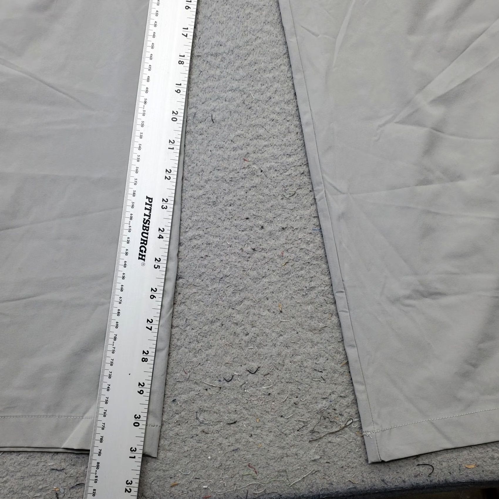 Vintage Outdoor Sports Mens 38 Gray Performance Stretch Flat Front Straight Leg Pants Size US 38 / EU 54 - 4 Thumbnail