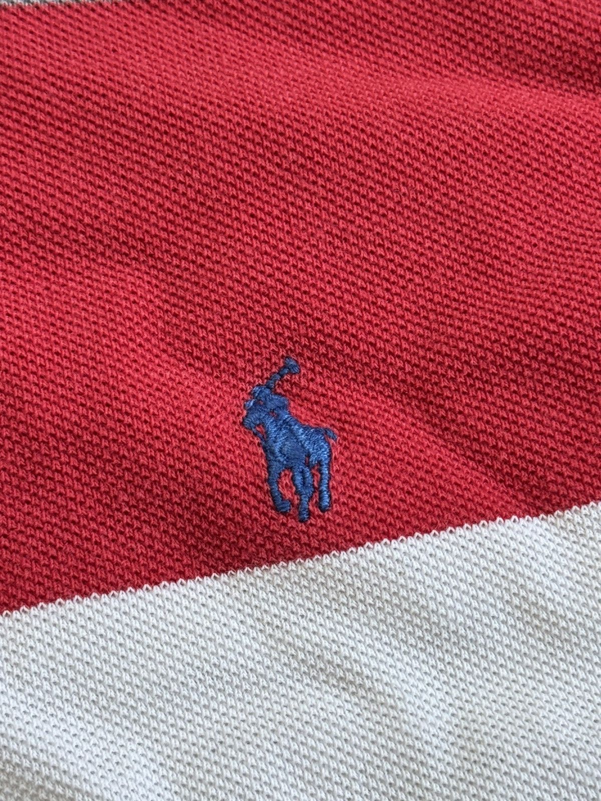Polo Ralph Lauren × Vintage Polo Ralph Lauren L striped rugby polo long sleeve tee shirt Size US L / EU 52-54 / 3 - 8 Thumbnail